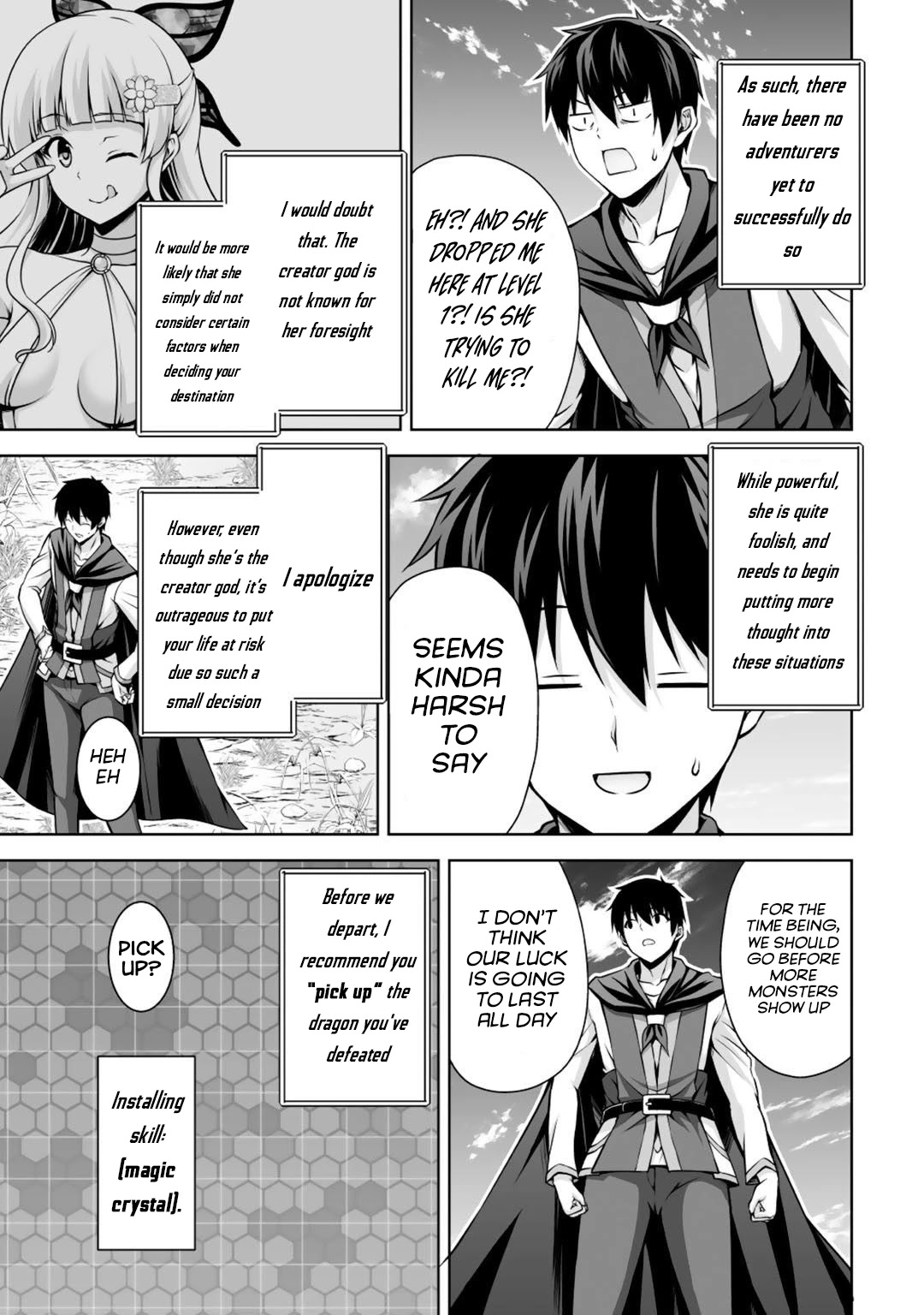 Kami no Techigai de Shindara Zumi de Isekai ni Hourikomare Mashita Chapter 3 page 16 - Chapter 3