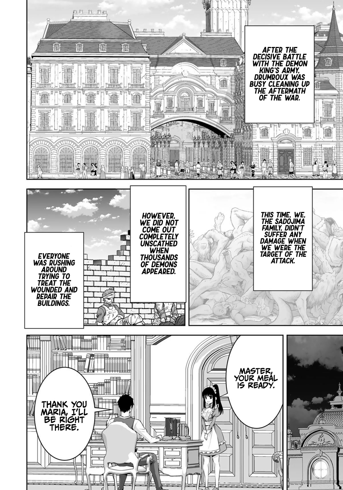 Kami no Techigai de Shindara Zumi de Isekai ni Hourikomare Mashita Chapter 30 page 4 - Chapter 30