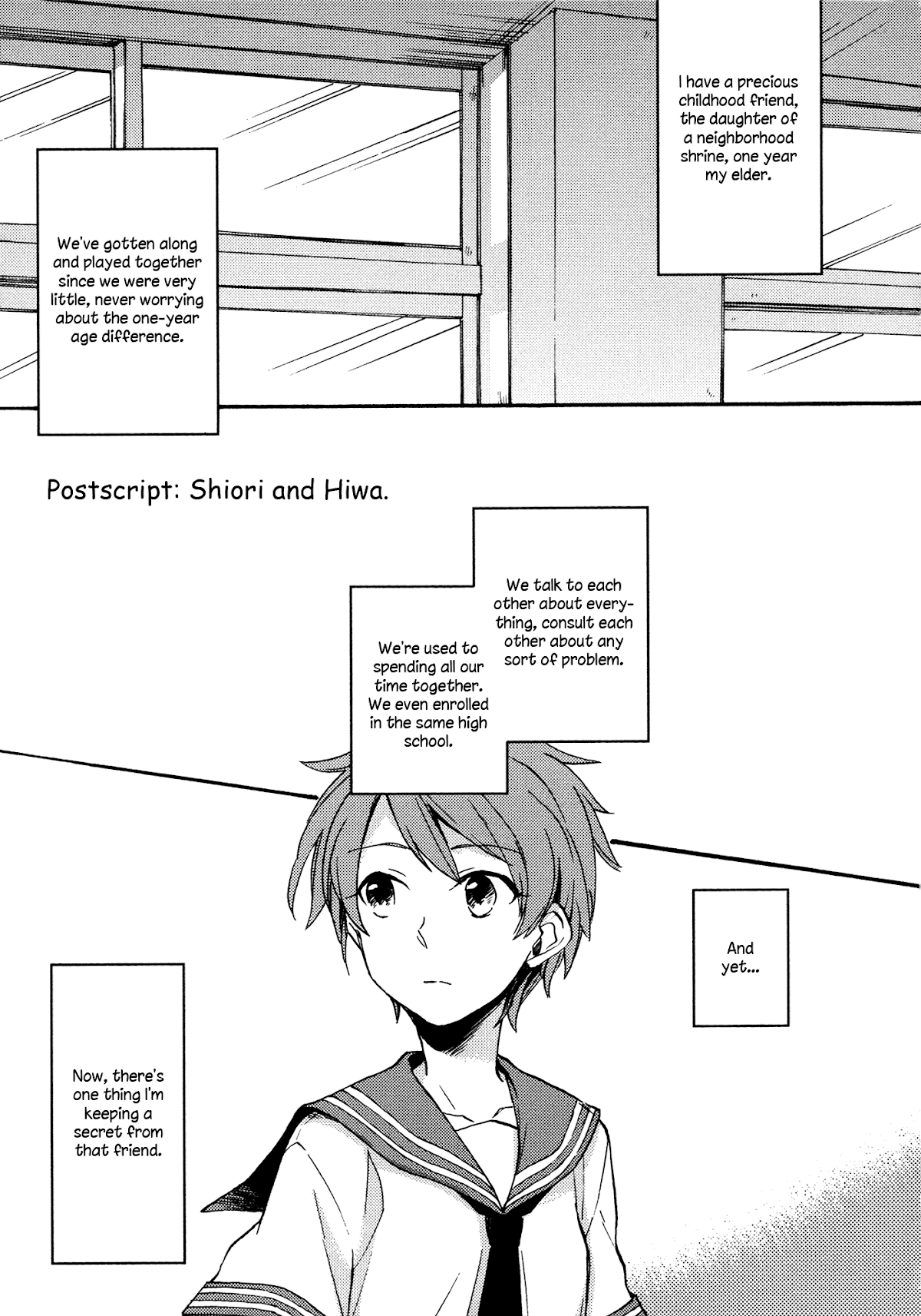 Kami-sama Bakari Koi o Suru Chapter 1.1 page 3 - Chapter 1.1: Shiori and Hiwa
