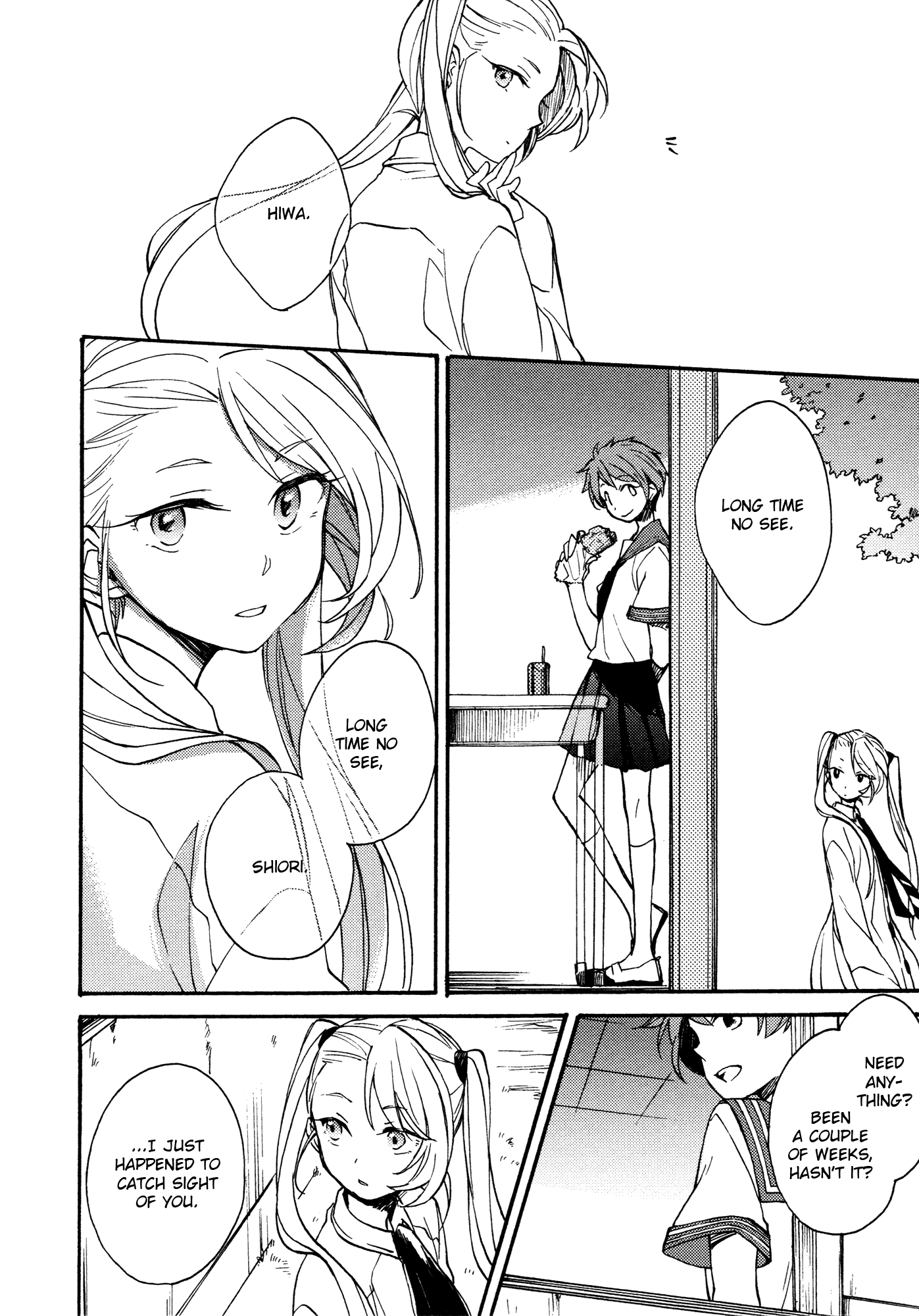 Kami-sama Bakari Koi o Suru Chapter 1.1 page 6 - Chapter 1.1: Shiori and Hiwa