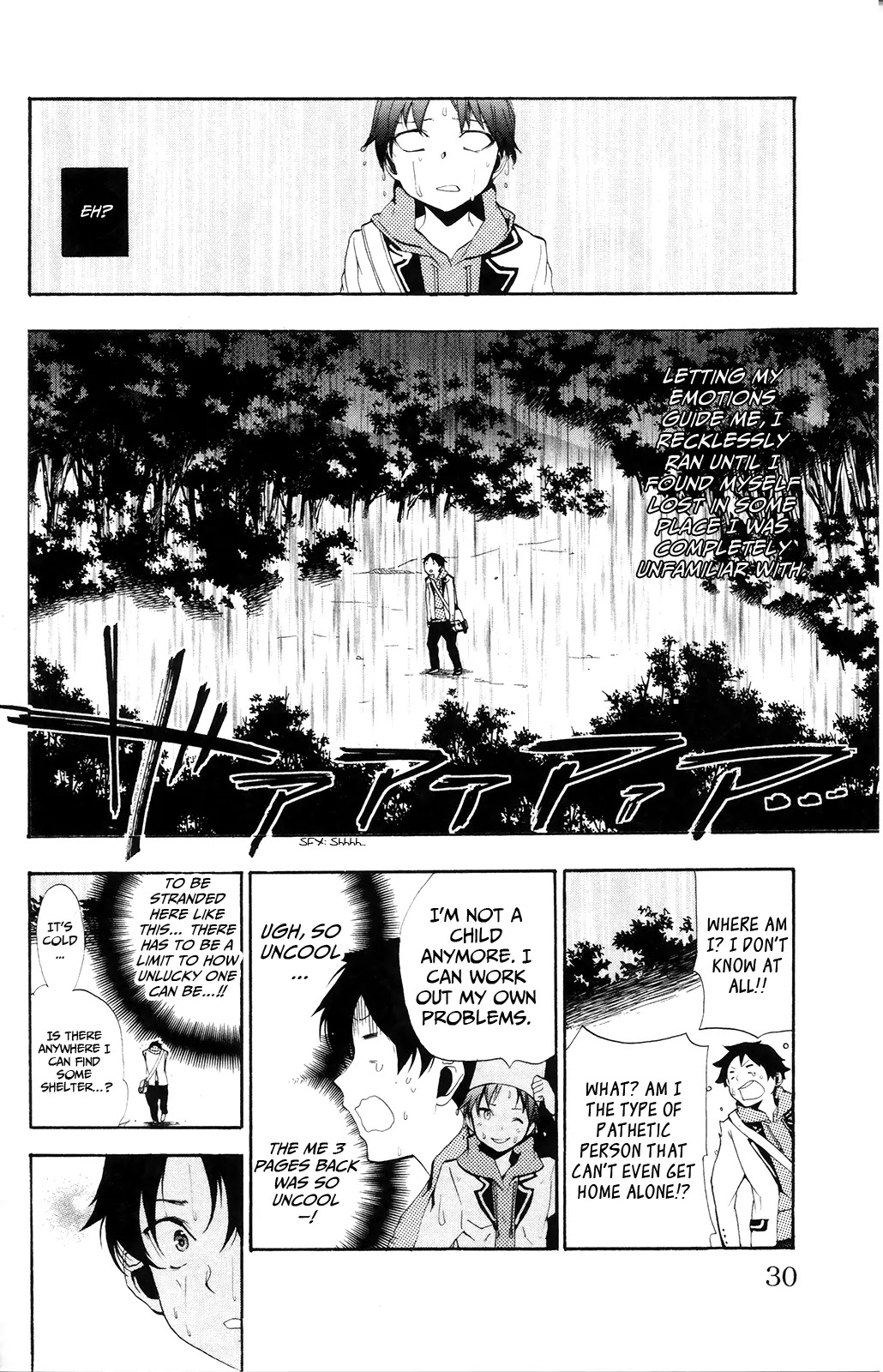 Kami-sama Drop Chapter 1 page 31 - Chapter 1: The Boy Abandoned by Luck