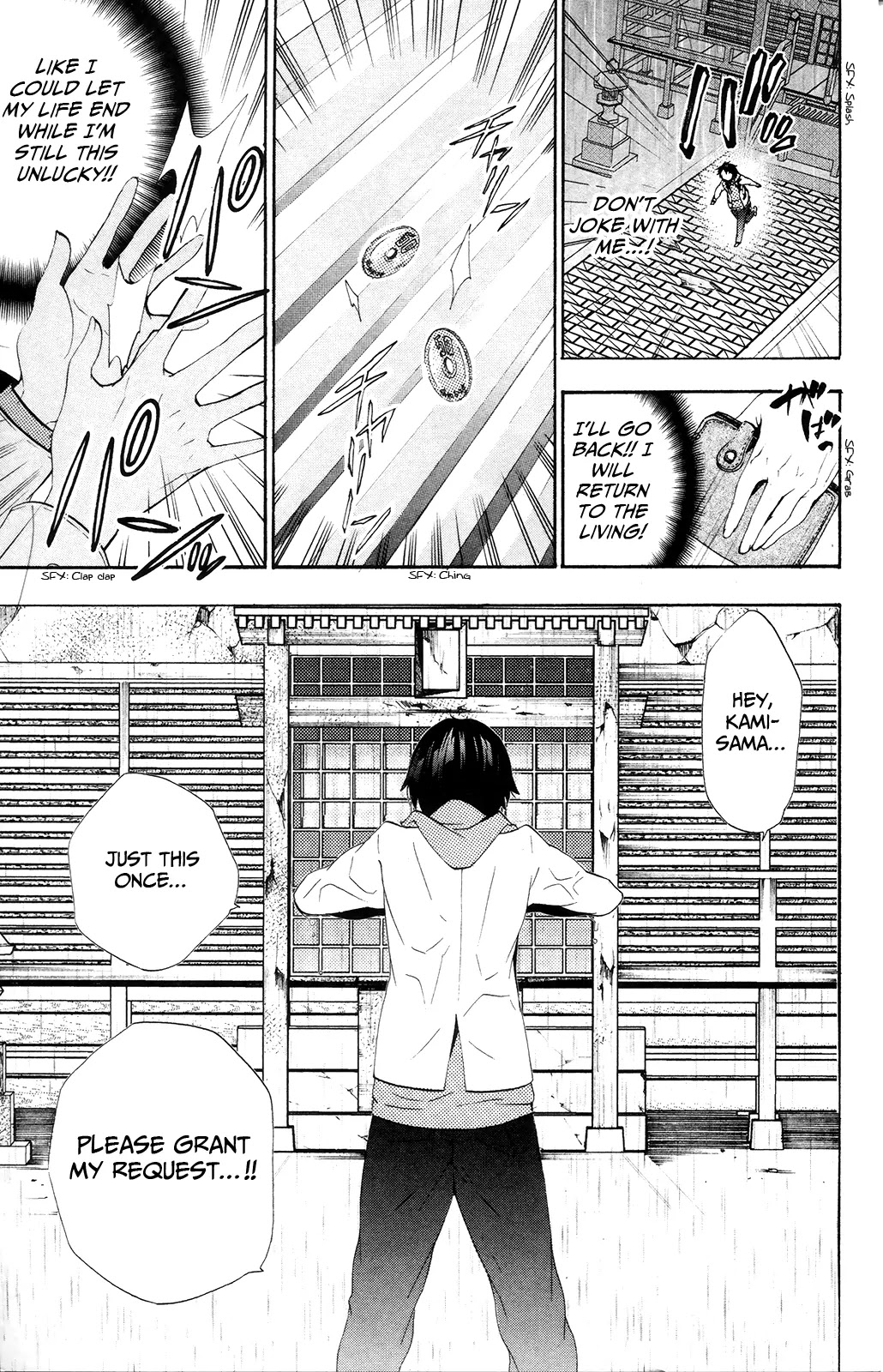 Kami-sama Drop Chapter 1 page 36 - Chapter 1: The Boy Abandoned by Luck