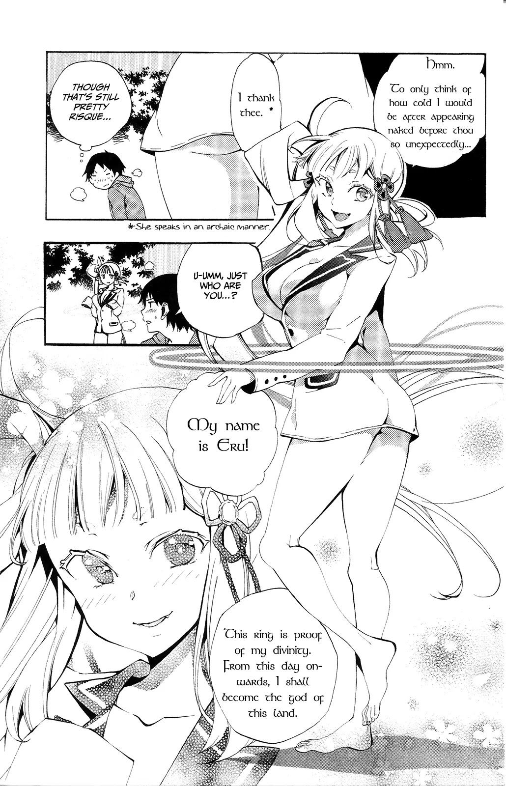 Kami-sama Drop Chapter 1 page 45 - Chapter 1: The Boy Abandoned by Luck