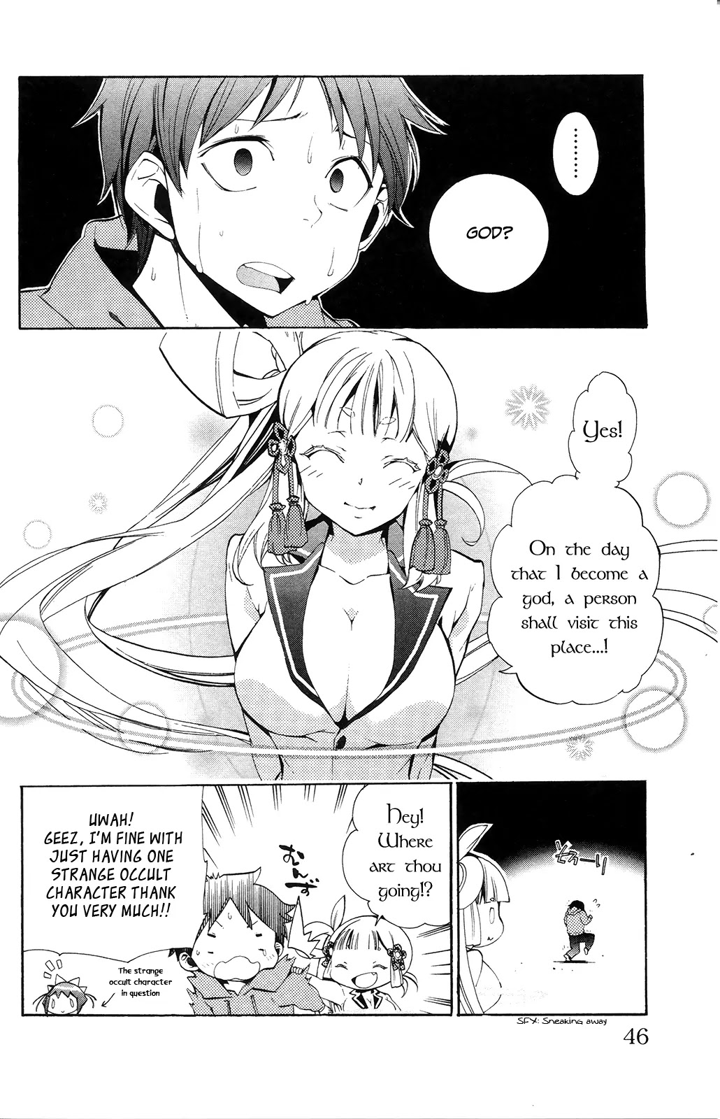 Kami-sama Drop Chapter 1 page 46 - Chapter 1: The Boy Abandoned by Luck