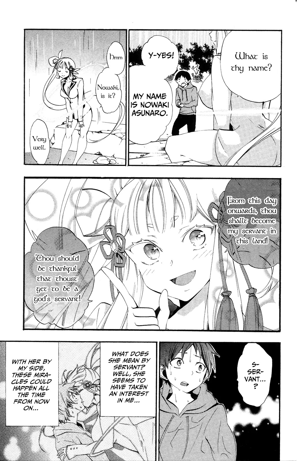 Kami-sama Drop Chapter 1 page 53 - Chapter 1: The Boy Abandoned by Luck