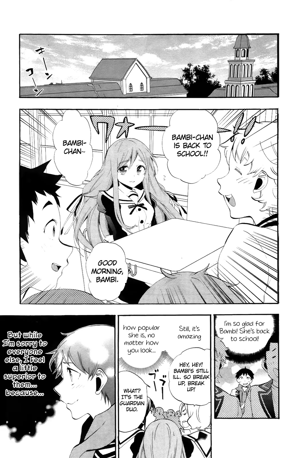 Kami-sama Drop Chapter 6 page 17 - Chapter 6: Bambi's Confession