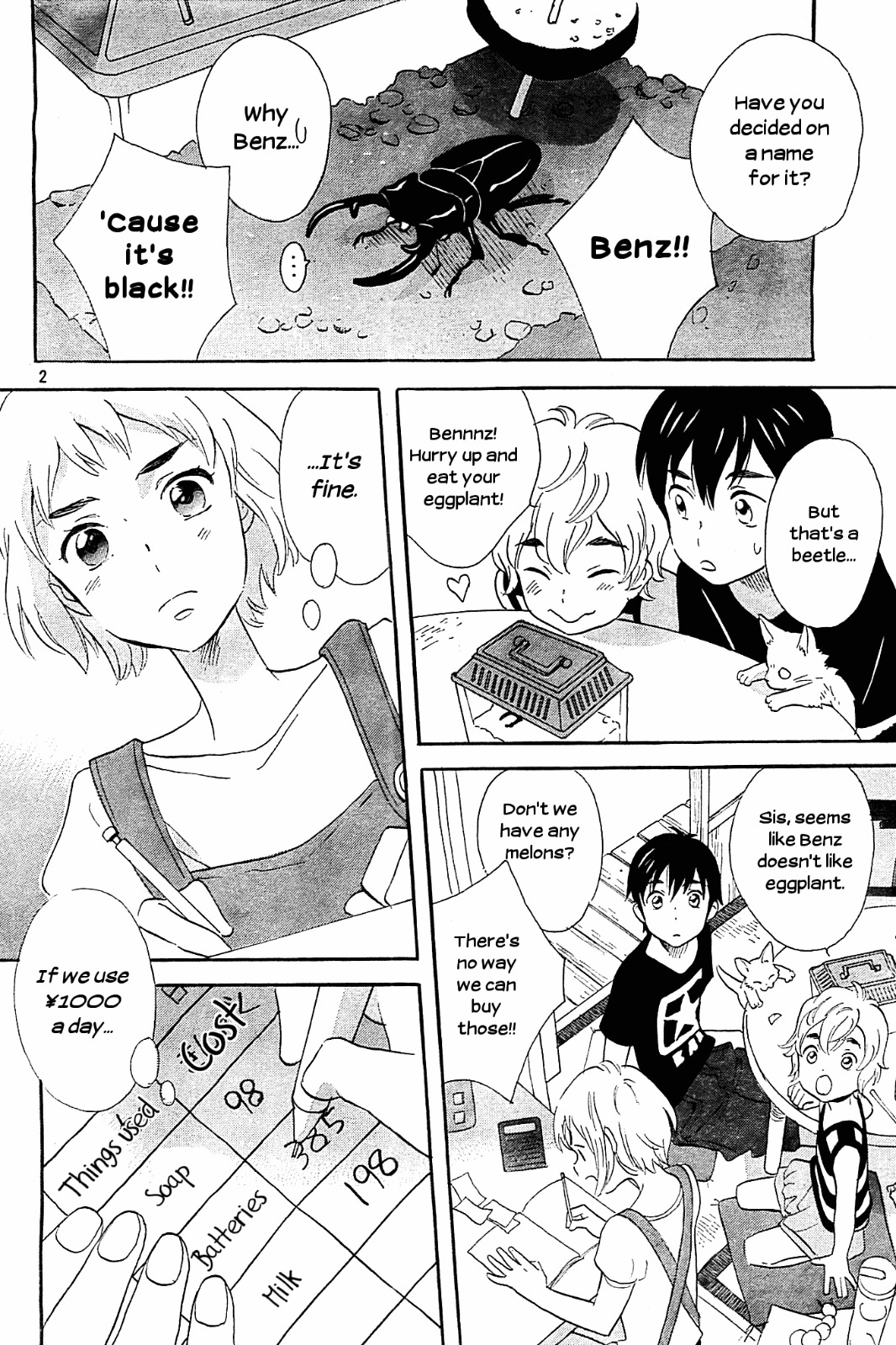 Kami-sama ga Uso o Tsuku. Chapter 3 page 2 - Chapter 3