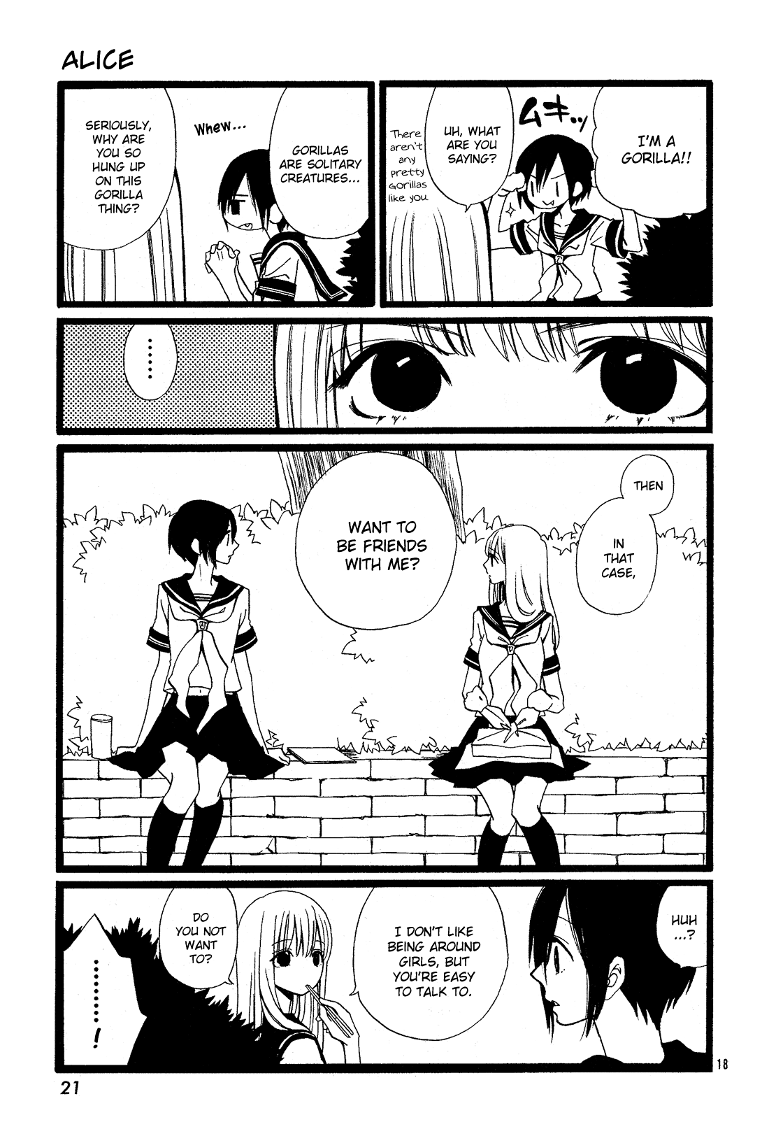 Kami-sama no Ekohiiki Chapter 27.5 page 19 - Chapter 27.5: Alice (oneshot) [END]