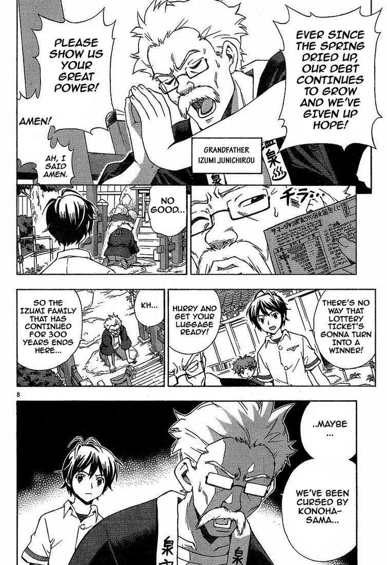 Kami Sen Chapter 1 page 11 - Chapter 1: The Hot Spring And The Guardian Deity