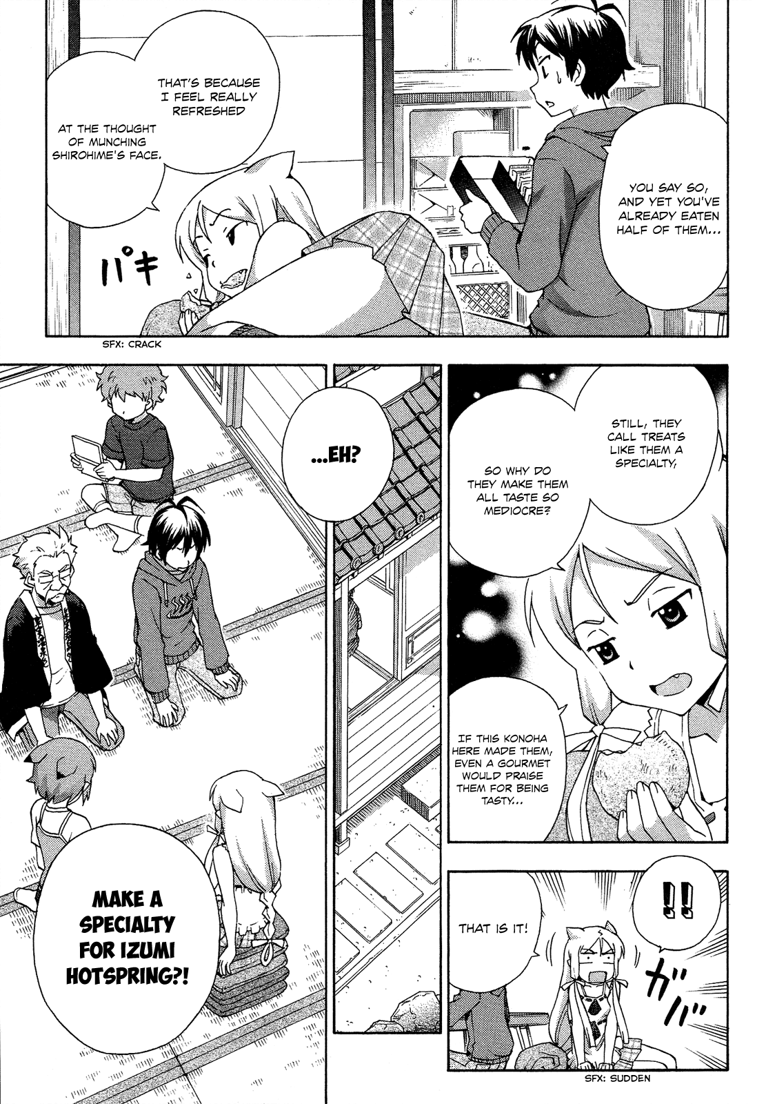 Kami Sen Chapter 17 page 4 - Chapter 17: Konoha's Heart-pounding Cooking!