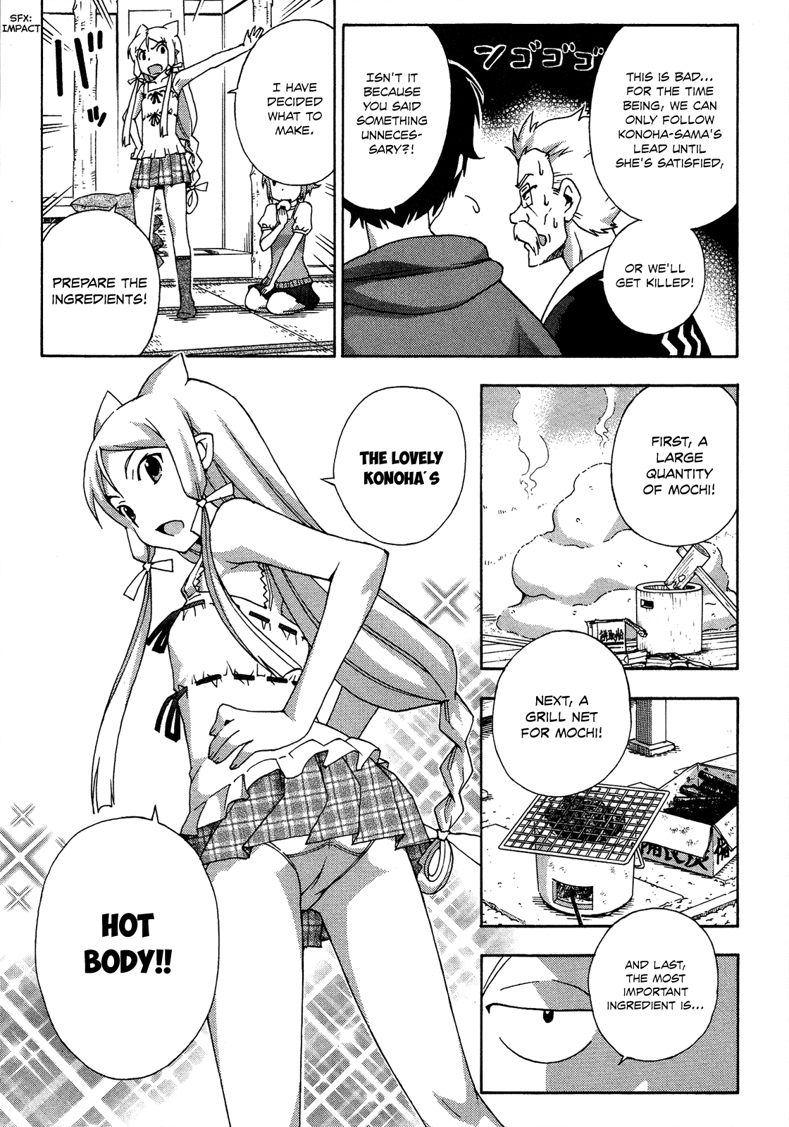 Kami Sen Chapter 17 page 6 - Chapter 17: Konoha's Heart-pounding Cooking!