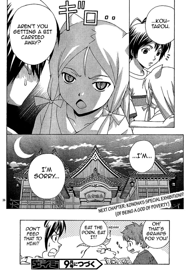 Kami Sen Chapter 2 page 36 - Chapter 2: The God Likes Hot Things