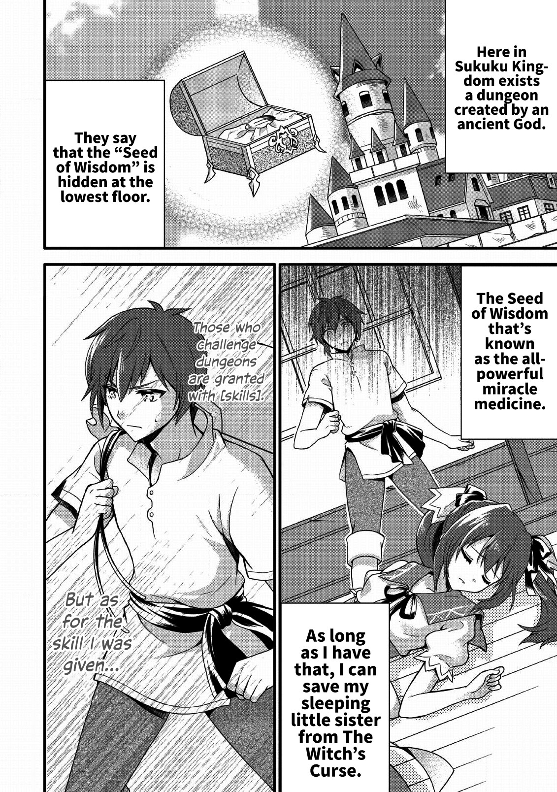 Kami Skill (Kokyuu) Suru Dake De Level Up Suru Boku Wa, Kamigami No Dungeon E Idomu Chapter 1 page 3 - Chapter 1