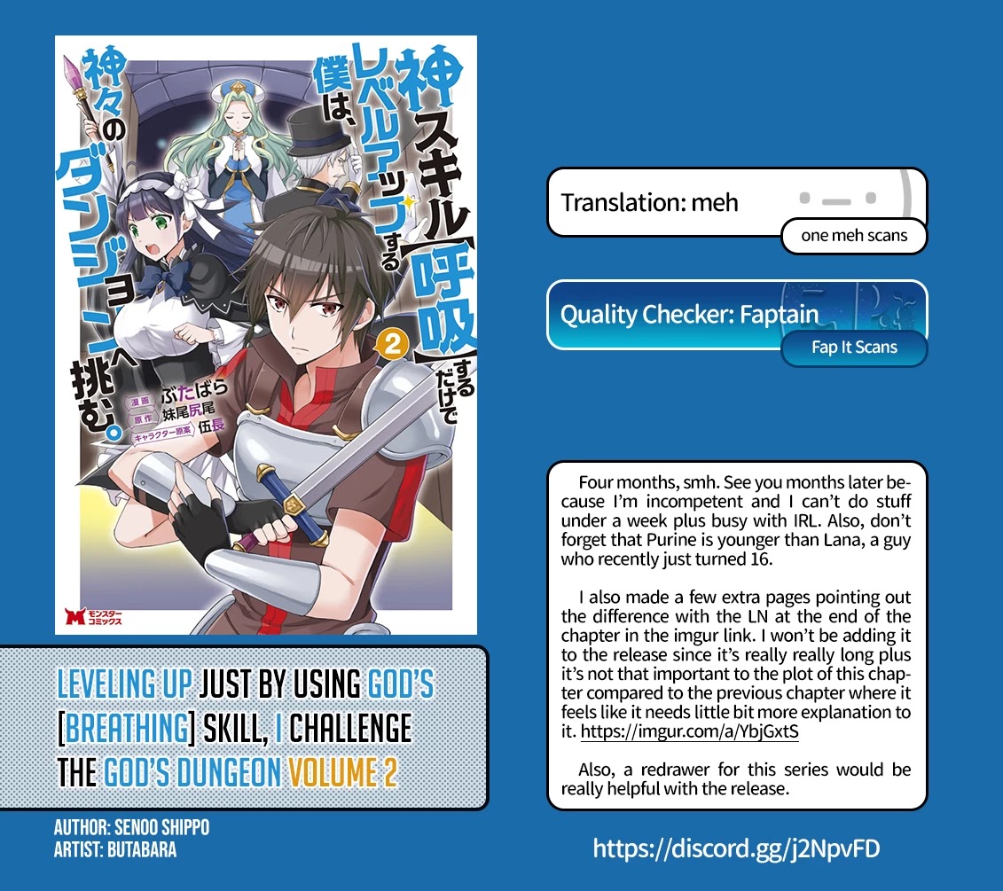 Kami Skill (Kokyuu) Suru Dake De Level Up Suru Boku Wa, Kamigami No Dungeon E Idomu Chapter 8 page 31 - Chapter 8