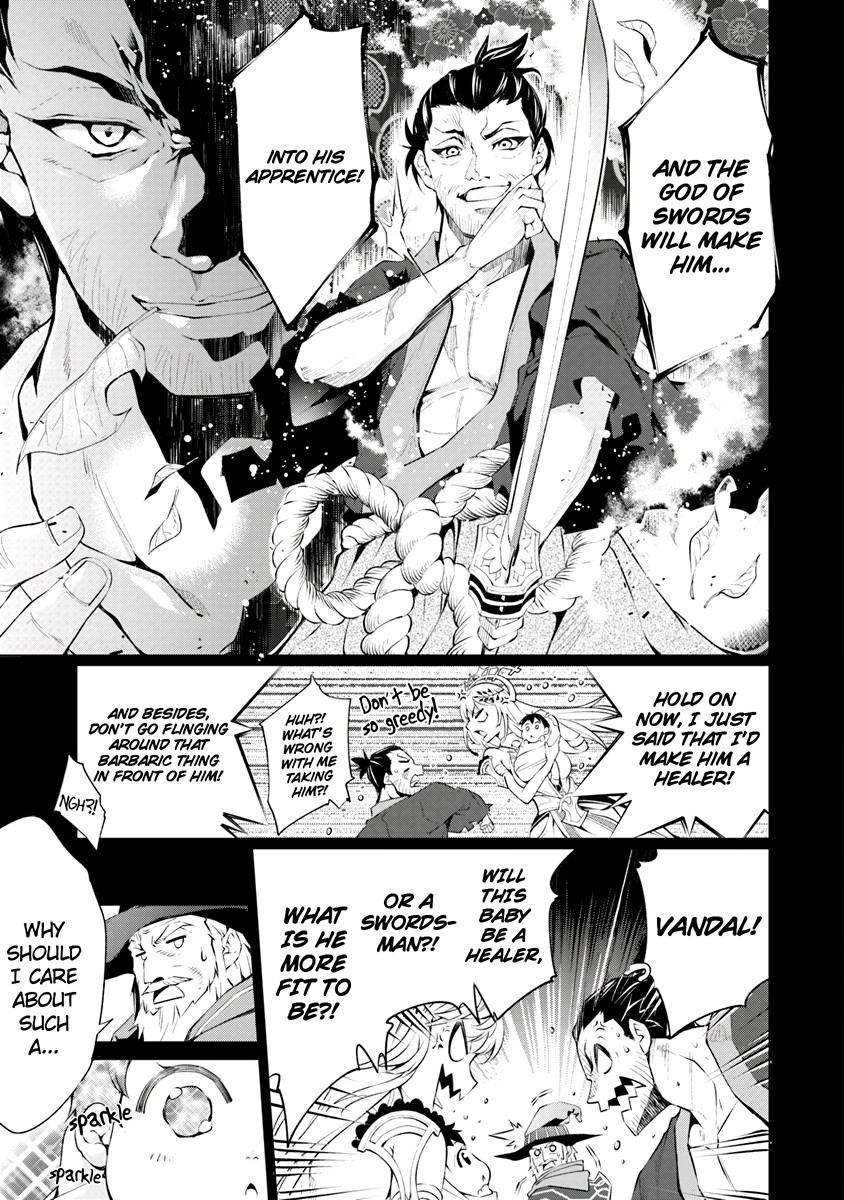 Kamigami ni Sodaterare Shimo no, Saikyou to Naru Chapter 1.2 page 10 - Chapter 1.2