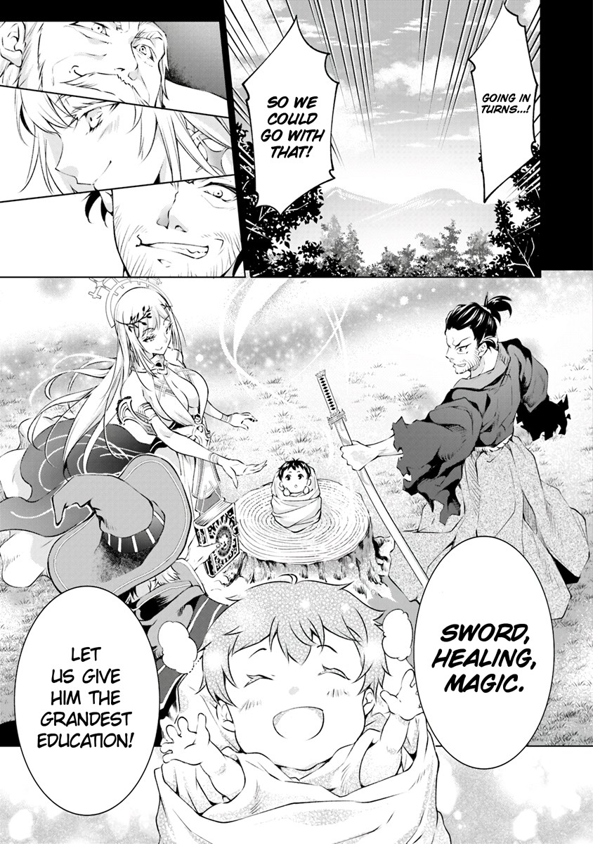 Kamigami ni Sodaterare Shimo no, Saikyou to Naru Chapter 1.2 page 14 - Chapter 1.2
