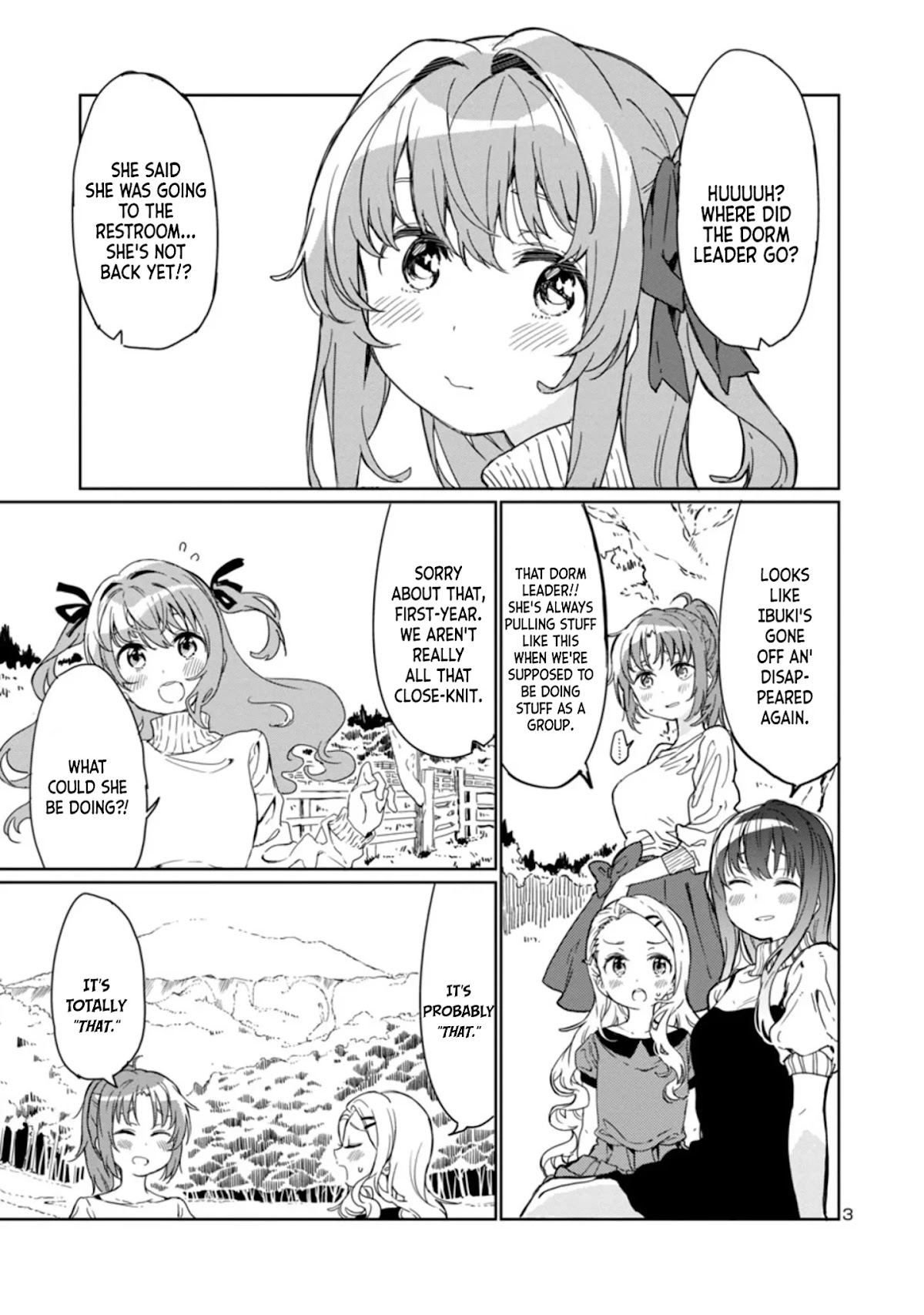 Kamiina Botan, Yoeru Sugata wa Yuri no Hana. Chapter 1 page 3 - Chapter 1: #1