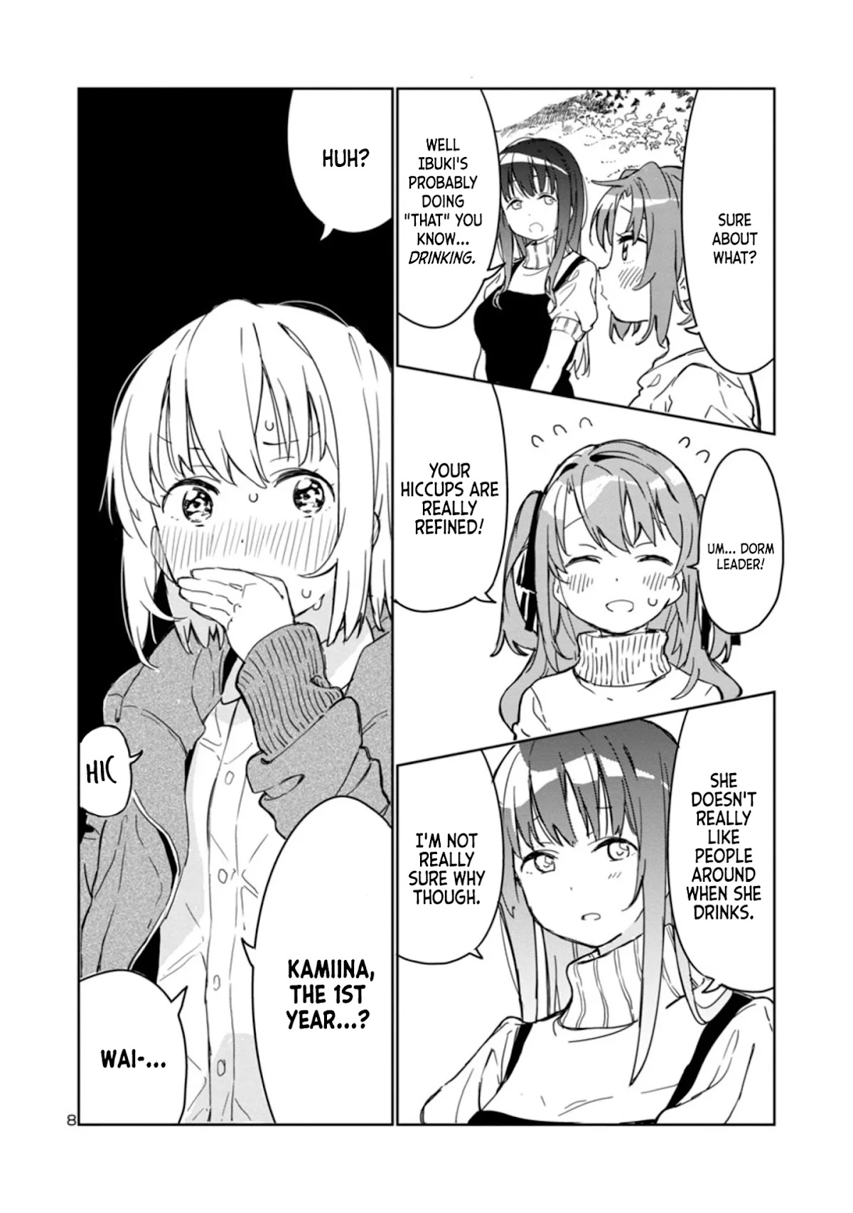 Kamiina Botan, Yoeru Sugata wa Yuri no Hana. Chapter 1 page 8 - Chapter 1: #1