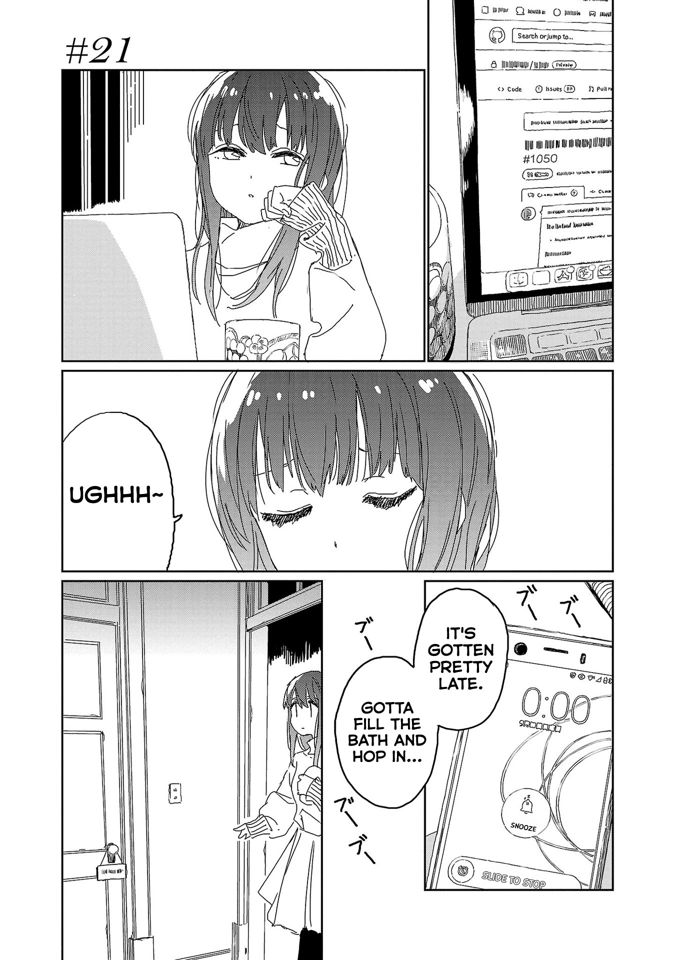 Kamiina Botan, Yoeru Sugata wa Yuri no Hana. Chapter 21 page 1 - Chapter 21
