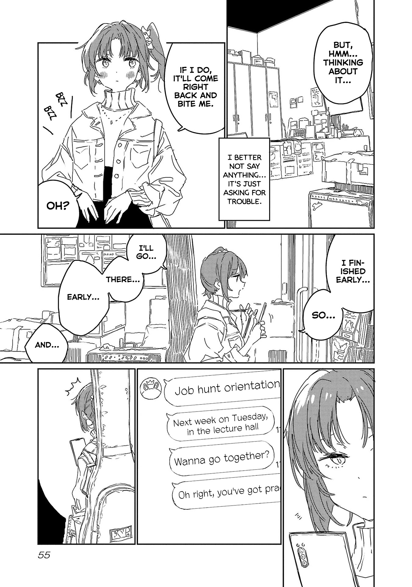 Kamiina Botan, Yoeru Sugata wa Yuri no Hana. Chapter 22 page 3 - Chapter 22