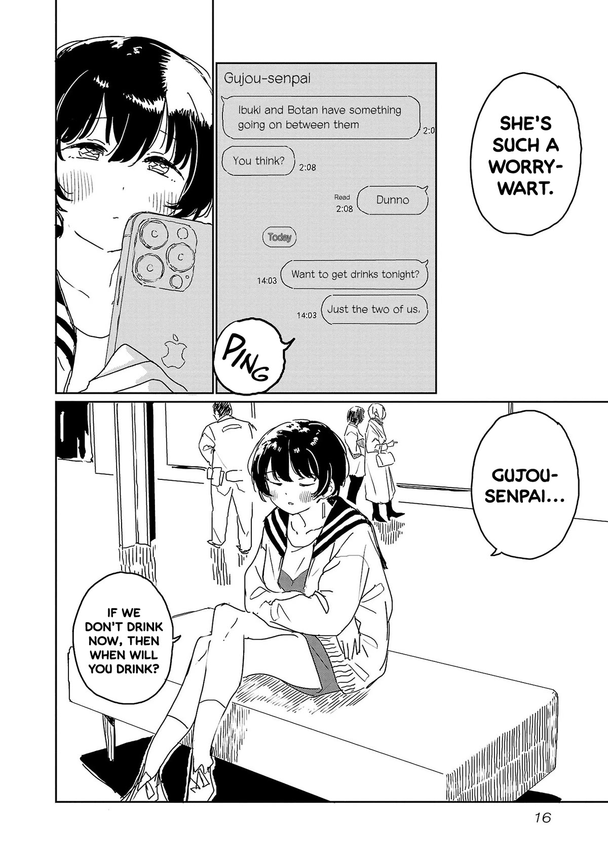 Kamiina Botan, Yoeru Sugata wa Yuri no Hana. Chapter 28 page 15 - Chapter 28