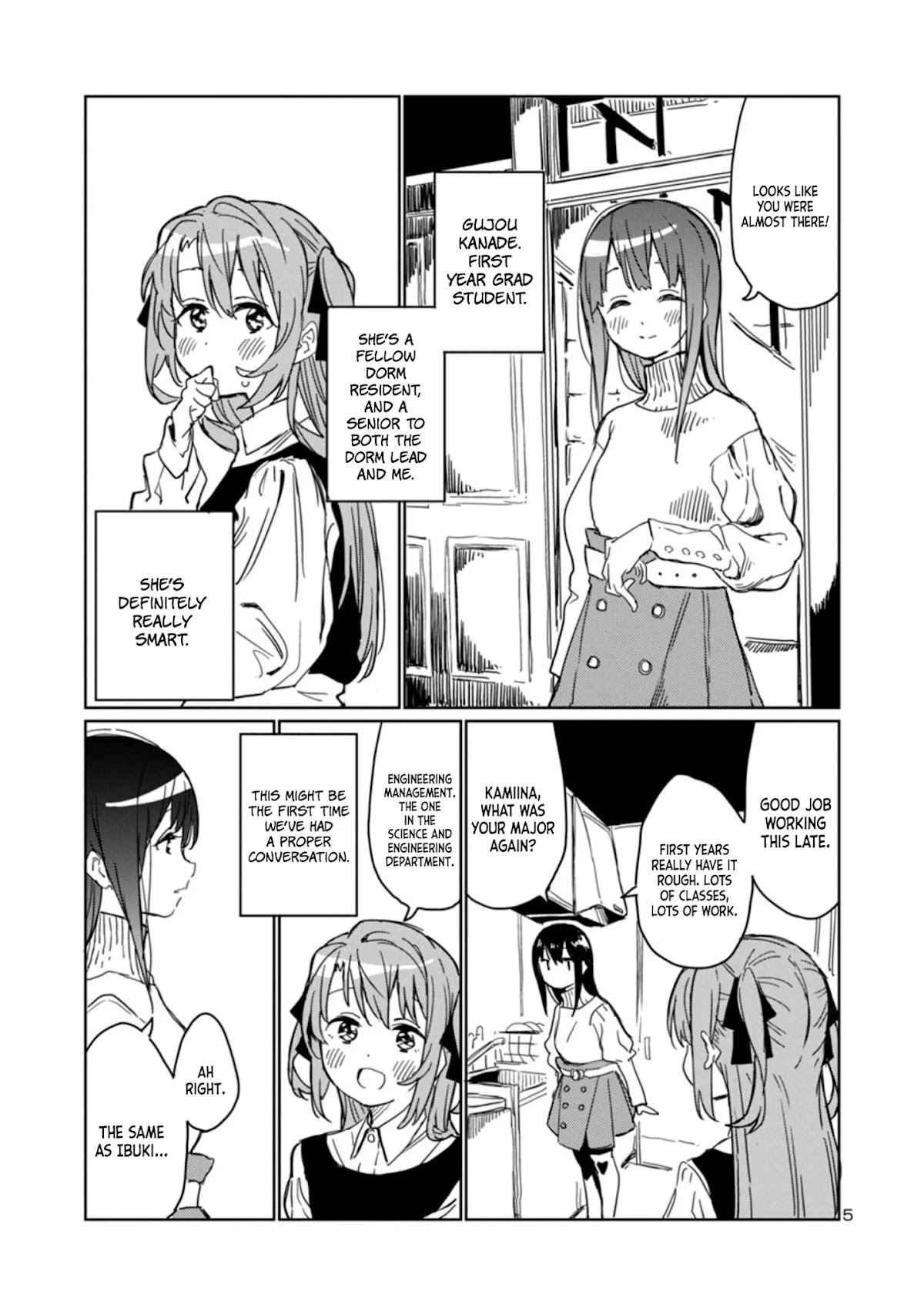 Kamiina Botan, Yoeru Sugata wa Yuri no Hana. Chapter 3 page 5 - Chapter 3: #3