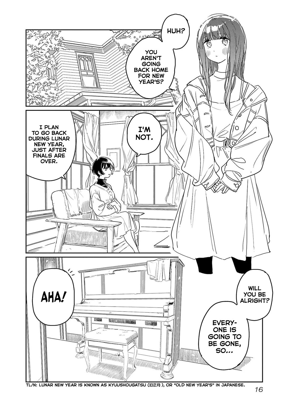 Kamiina Botan, Yoeru Sugata wa Yuri no Hana. Chapter 39 page 2 - Chapter 39