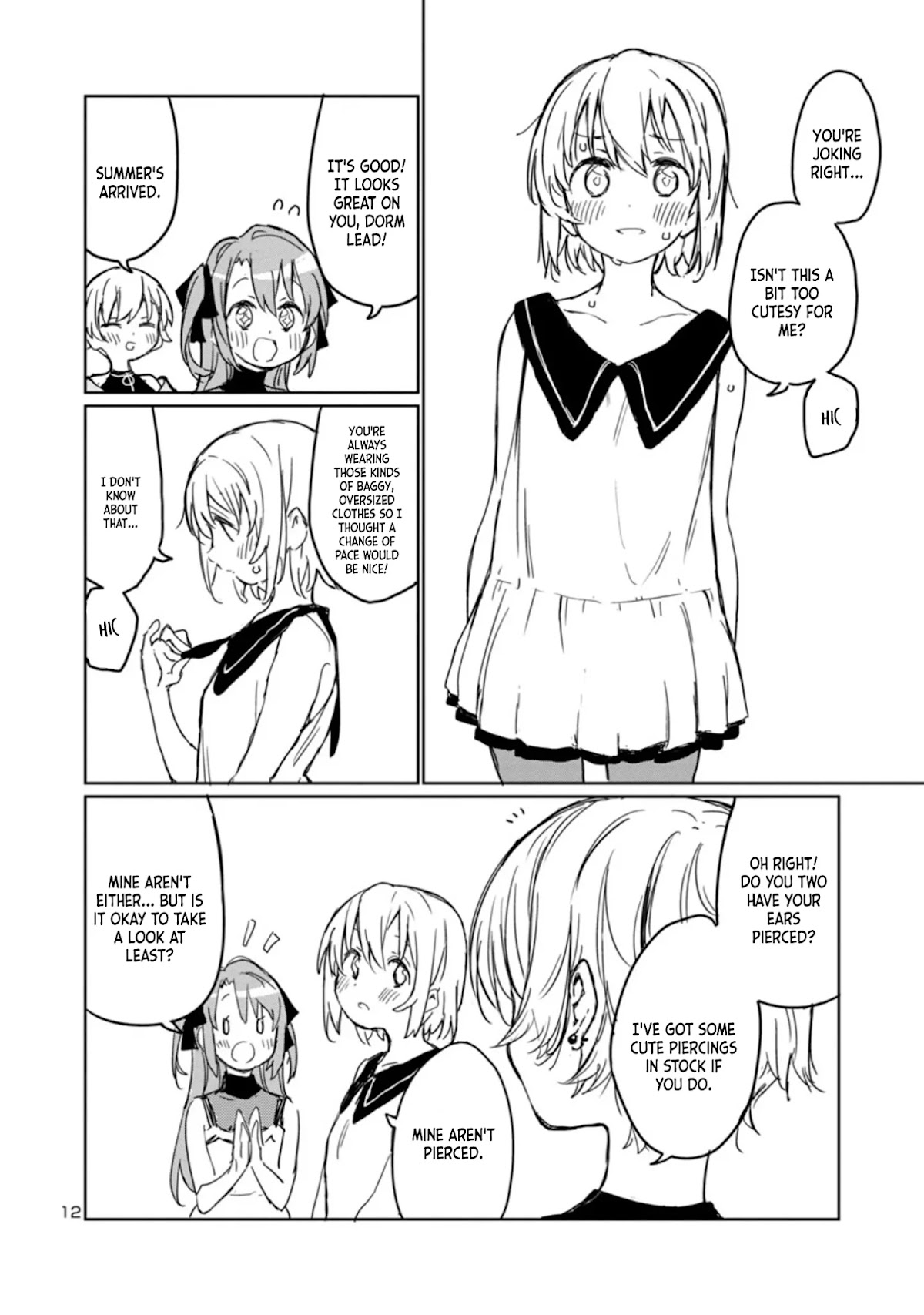 Kamiina Botan, Yoeru Sugata wa Yuri no Hana. Chapter 4 page 12 - Chapter 4: #4