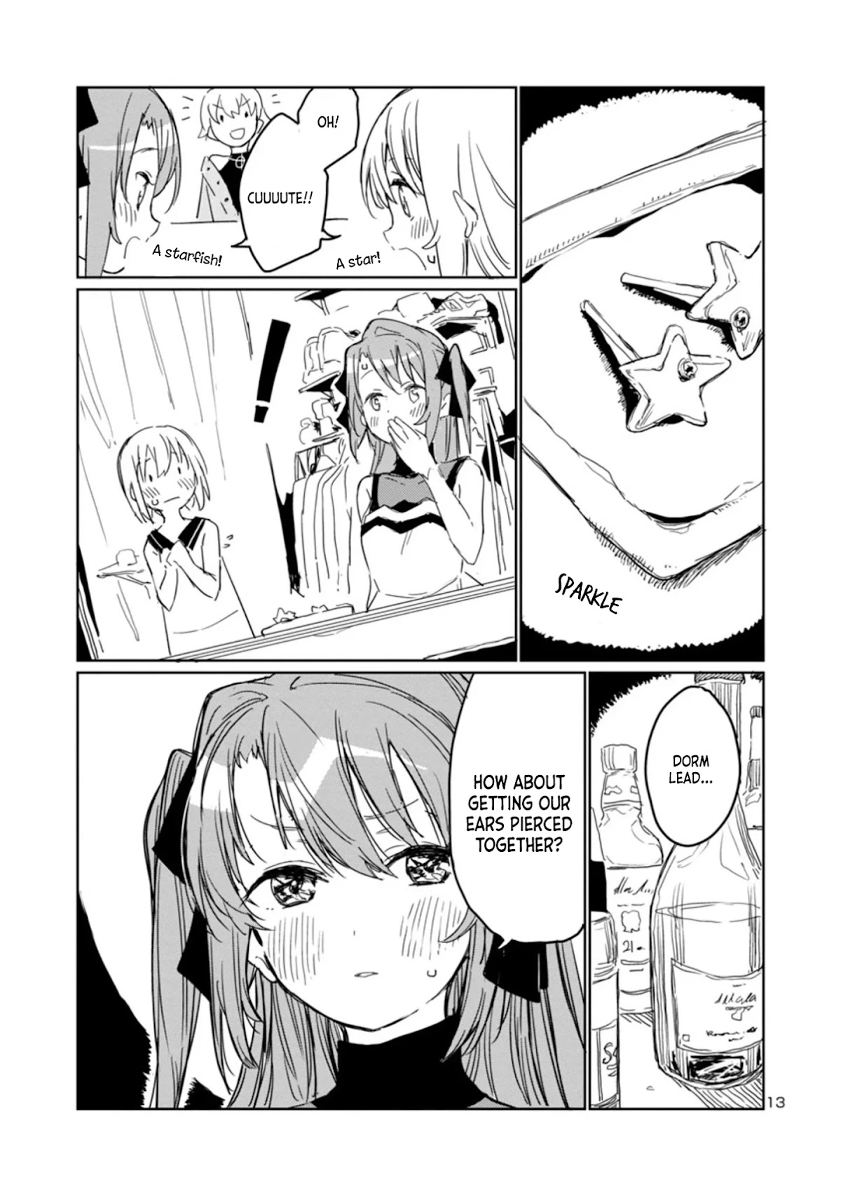 Kamiina Botan, Yoeru Sugata wa Yuri no Hana. Chapter 4 page 13 - Chapter 4: #4