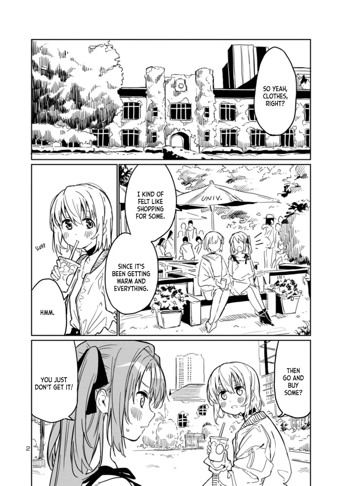 Kamiina Botan, Yoeru Sugata wa Yuri no Hana. Chapter 4 page 2 - Chapter 4: #4