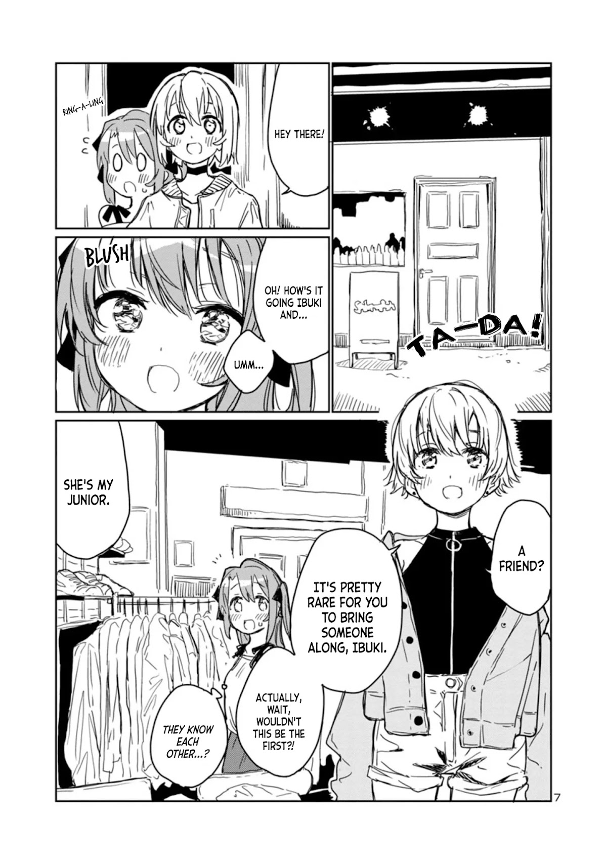Kamiina Botan, Yoeru Sugata wa Yuri no Hana. Chapter 4 page 7 - Chapter 4: #4