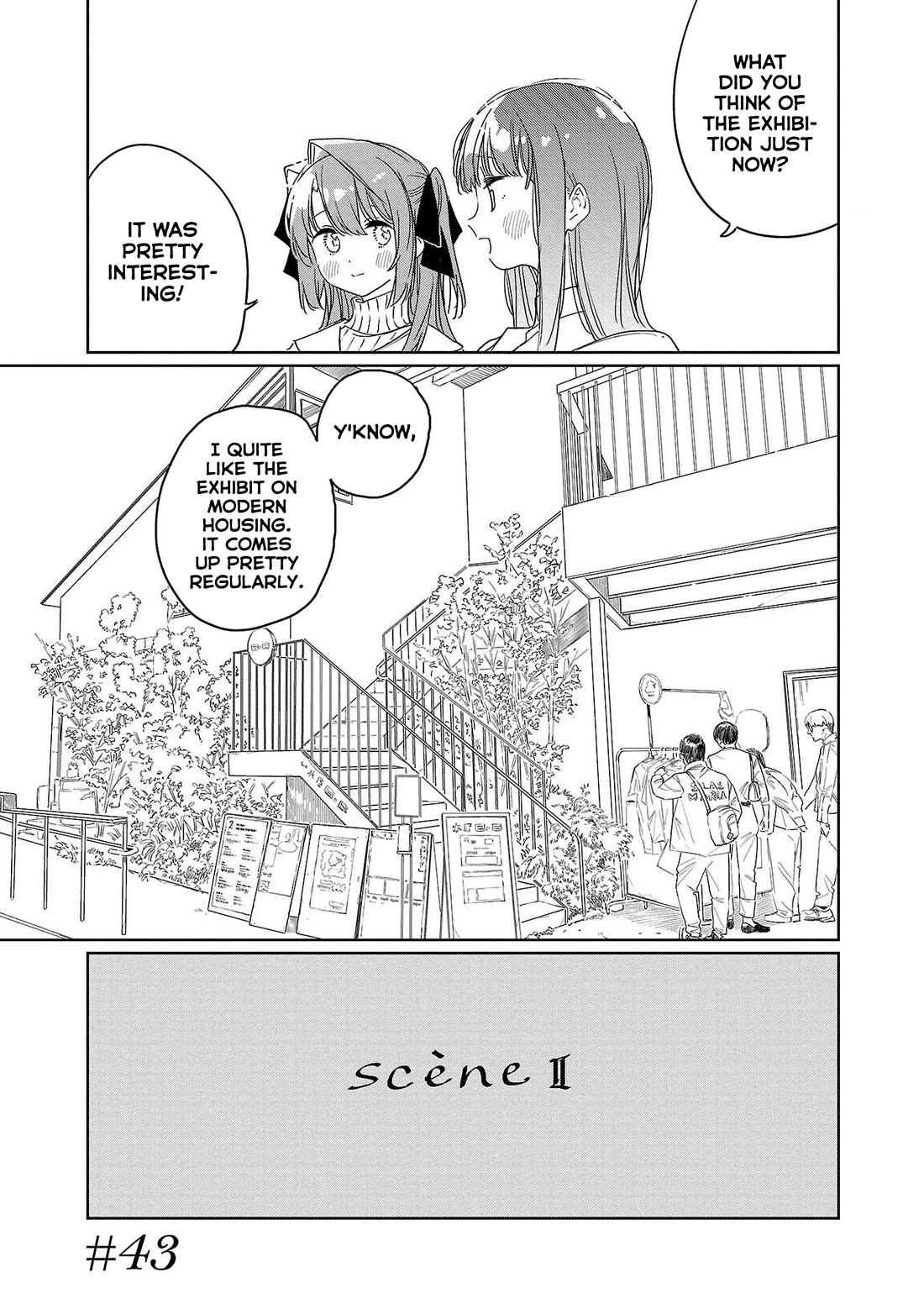 Kamiina Botan, Yoeru Sugata wa Yuri no Hana. Chapter 43 page 1 - Chapter 43