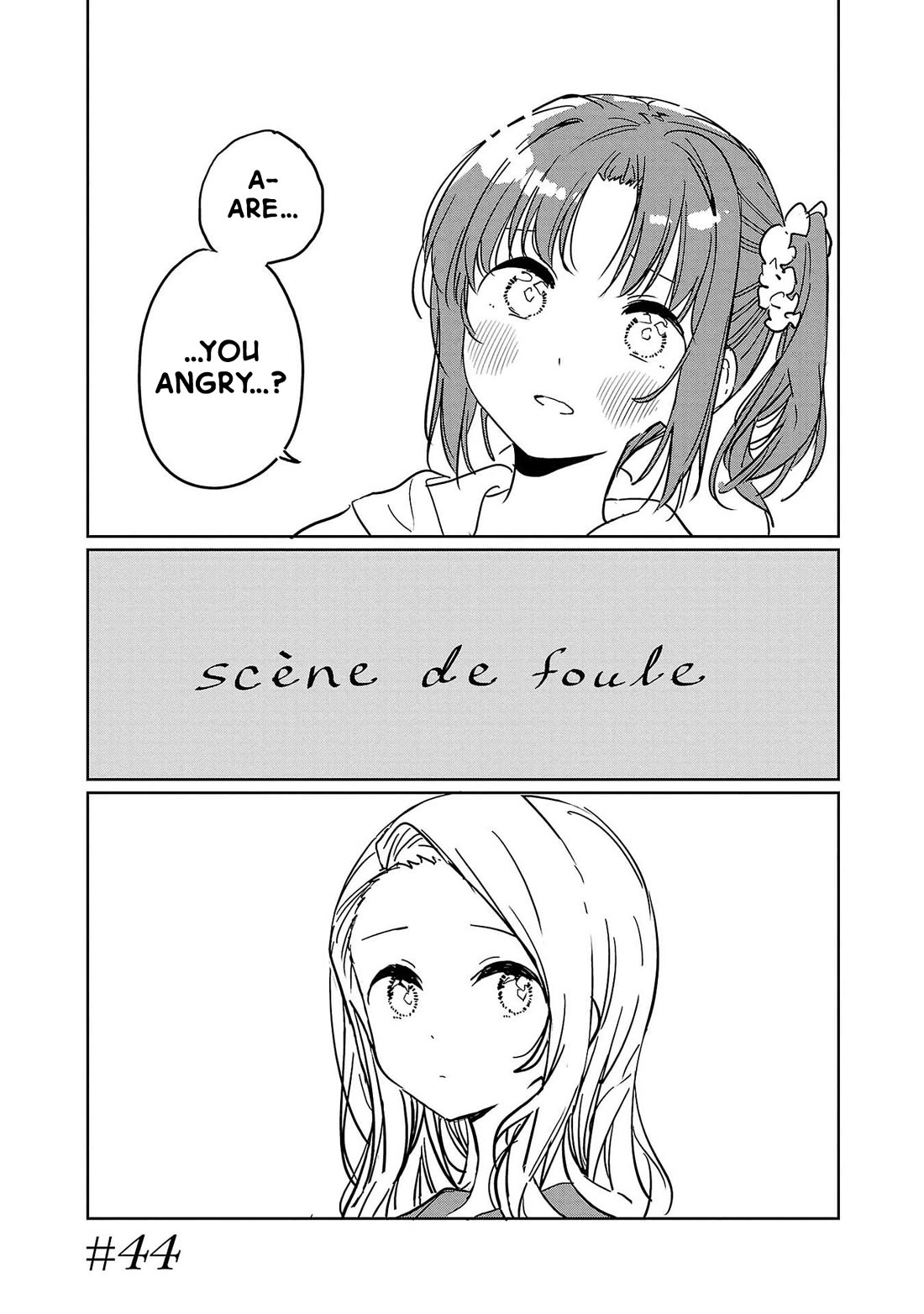 Kamiina Botan, Yoeru Sugata wa Yuri no Hana. Chapter 44 page 1 - Chapter 44