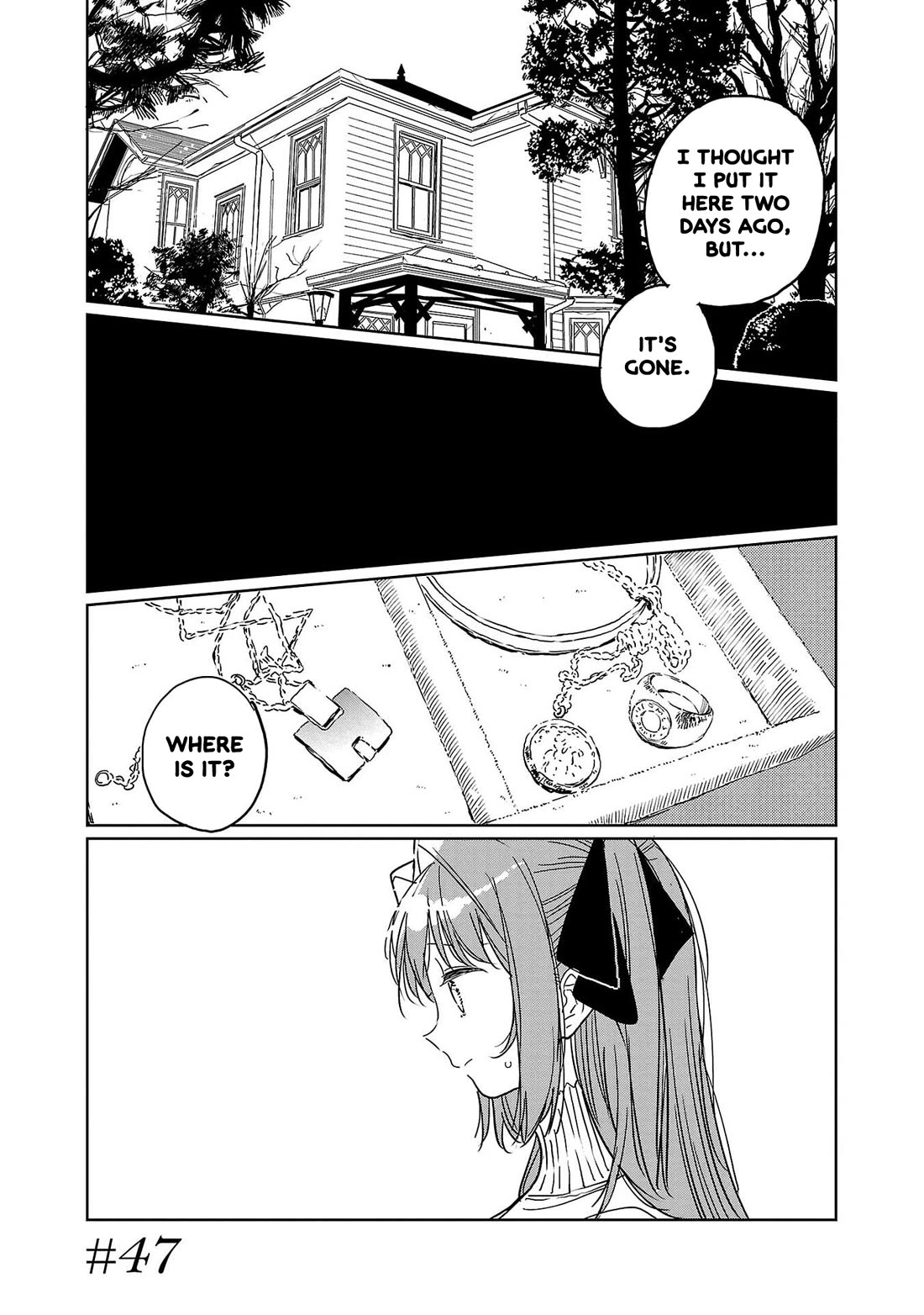 Kamiina Botan, Yoeru Sugata wa Yuri no Hana. Chapter 47 page 1 - Chapter 47