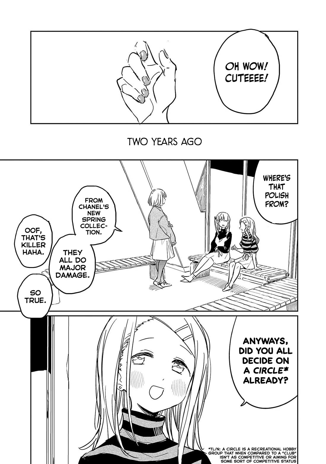 Kamiina Botan, Yoeru Sugata wa Yuri no Hana. Chapter 49 page 3 - Chapter 49
