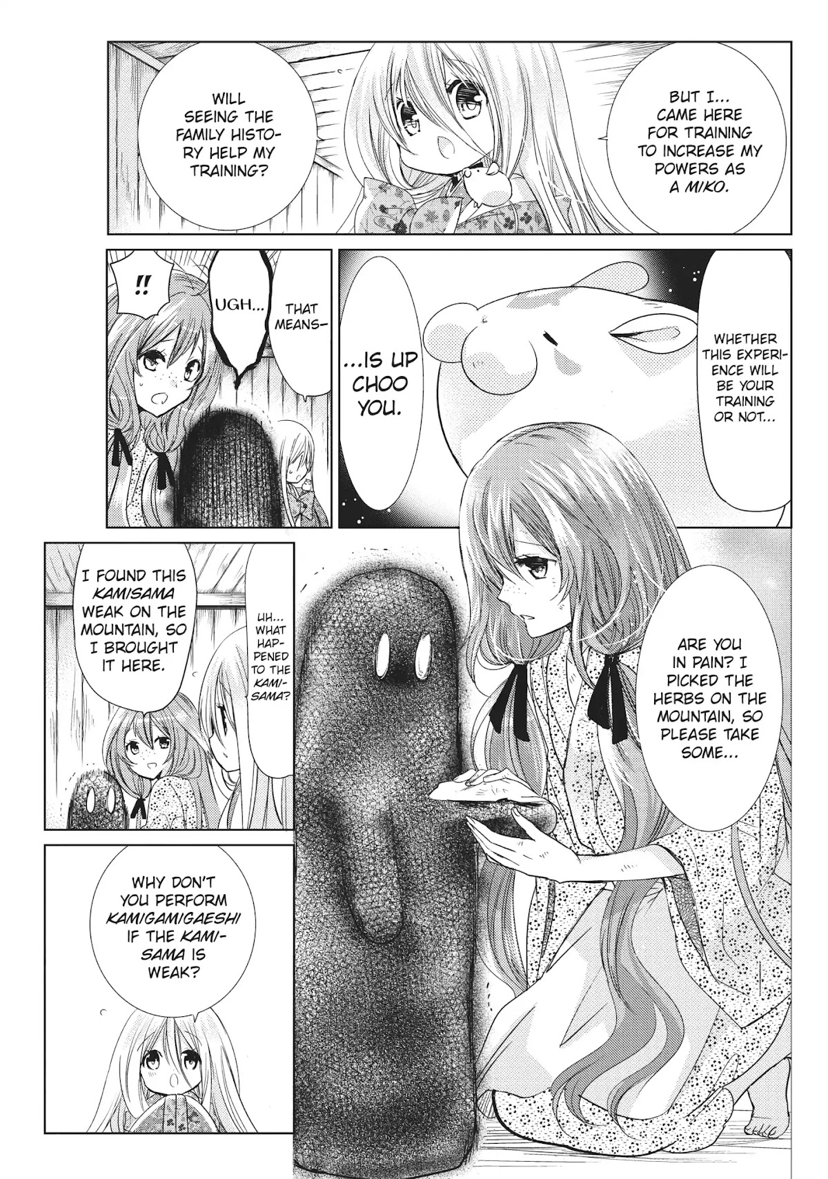 Kamikami Kaeshi Chapter 25 page 9 - Chapter 25: The First Miko