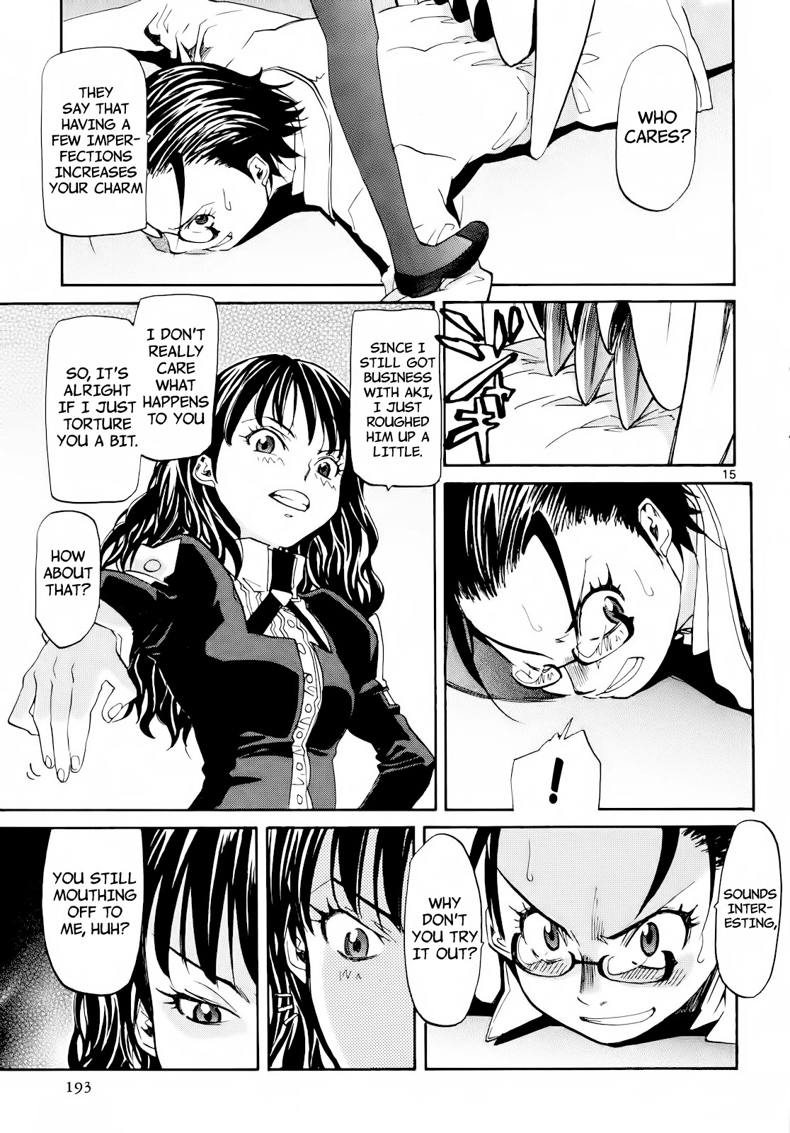 Kamisama Dolls Chapter 30 page 15 - Chapter 30: Aki vs Mahiru, and...