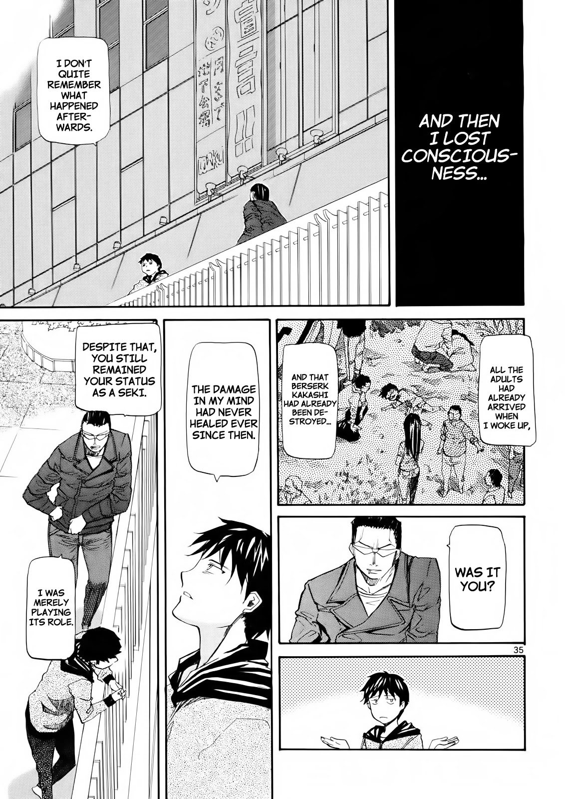 Kamisama Dolls Chapter 32 page 35 - Chapter 32: The Forest Battle