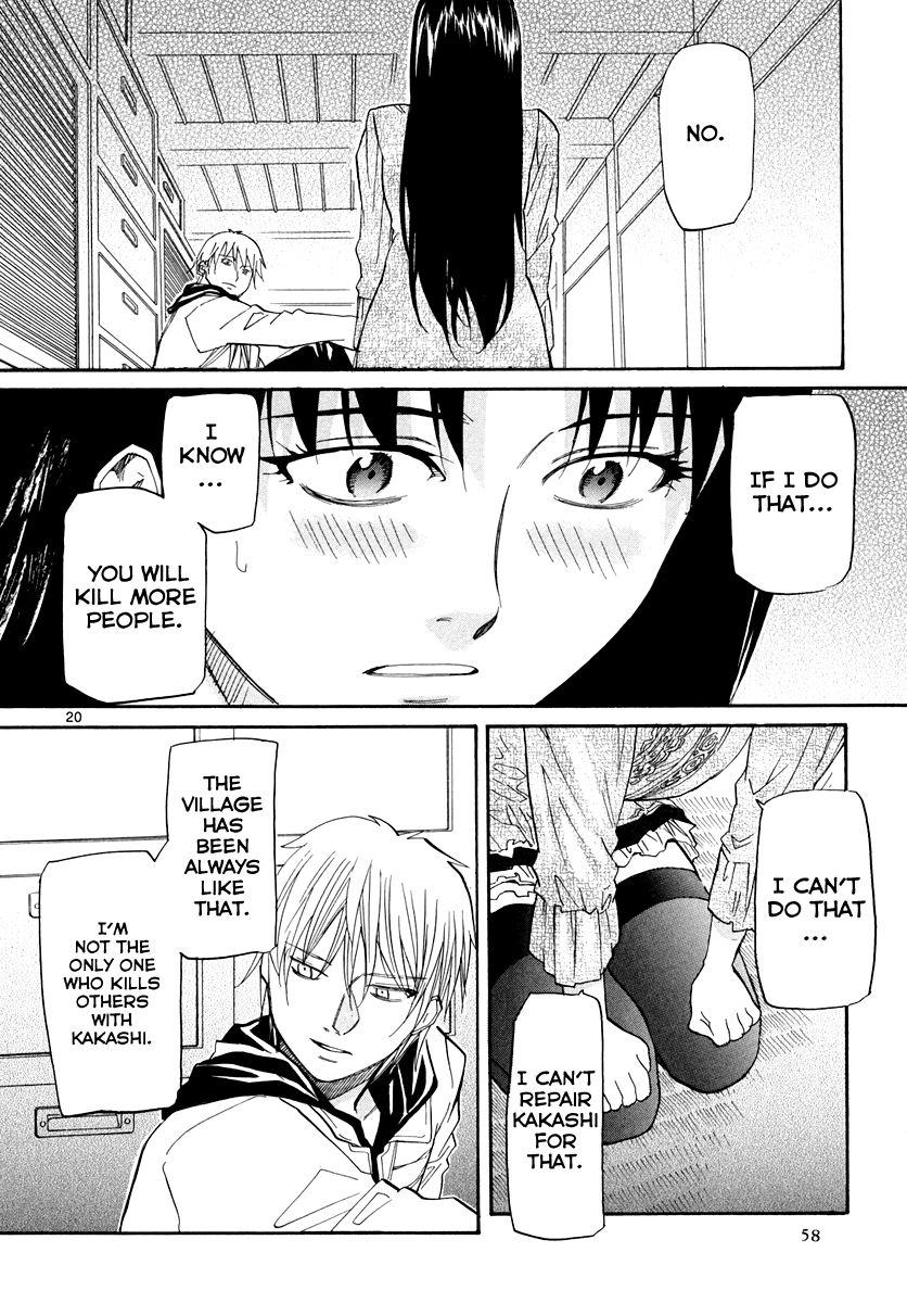 Kamisama Dolls Chapter 56 page 21 - Chapter 56: Aki and Moyako
