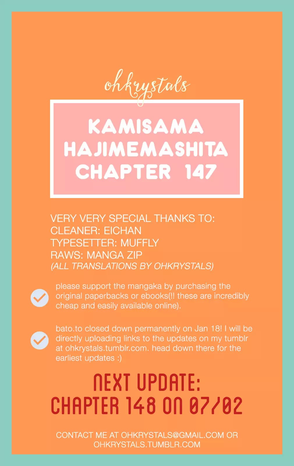 Kamisama Hajimemashita Chapter 147 page 1 - Chapter 147