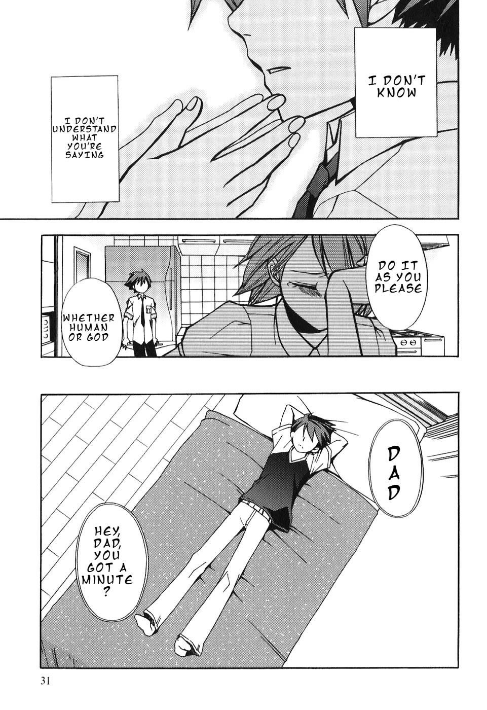 Kamisama Kazoku Chapter 7 page 34 - Chapter 7: HUMAN