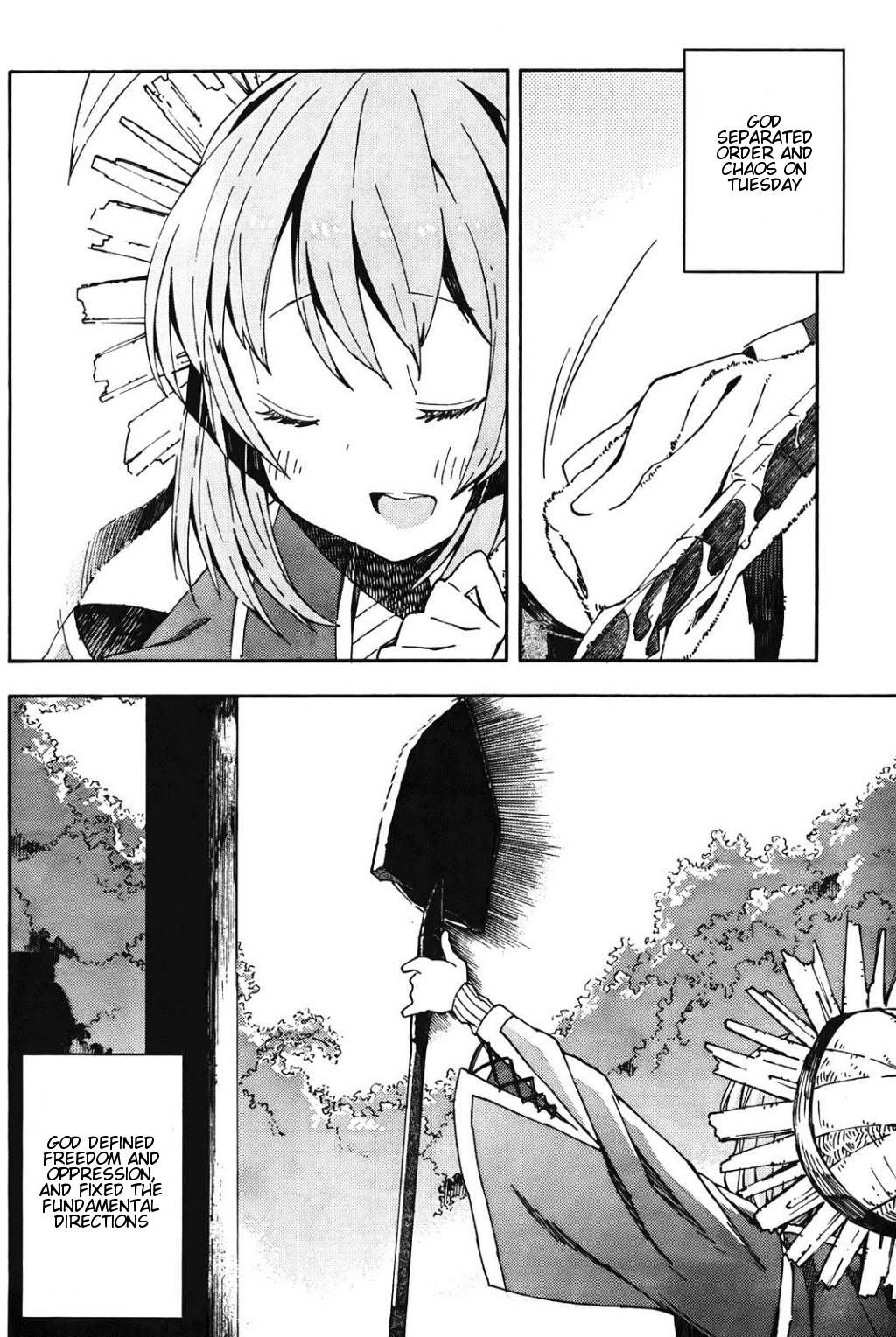 Kamisama no Inai Nichiyoubi Chapter 1 page 5 - Chapter 1: The People of Sunday