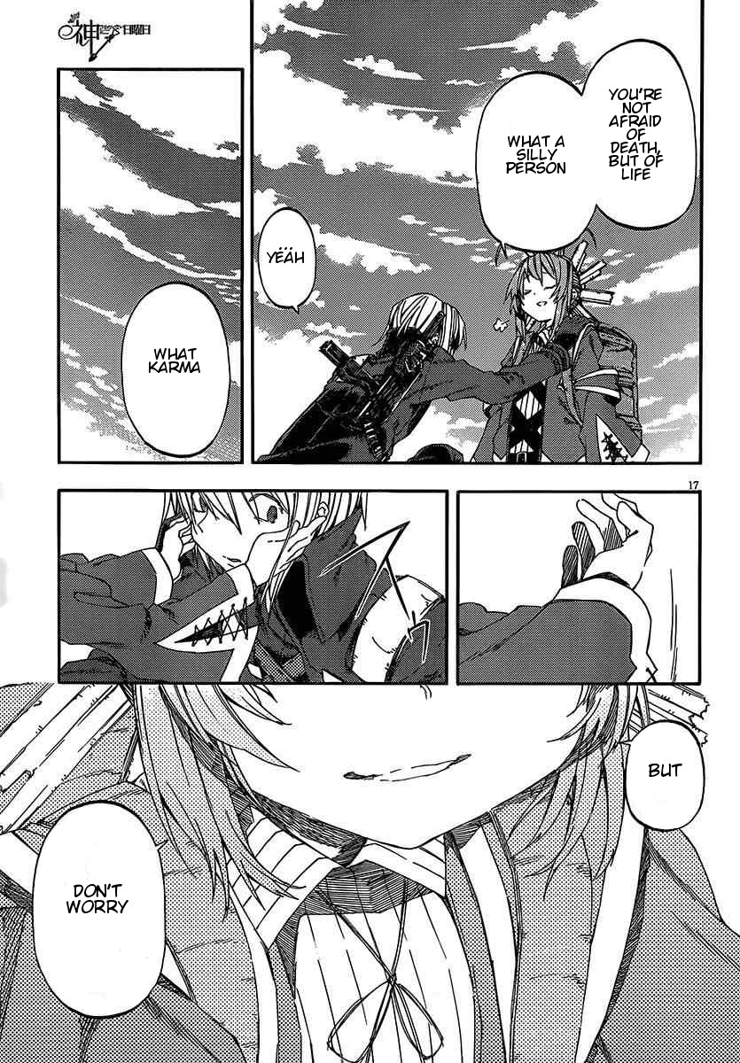 Kamisama no Inai Nichiyoubi Chapter 15 page 17 - Chapter 15: Test Me, Birth and Honor (V)