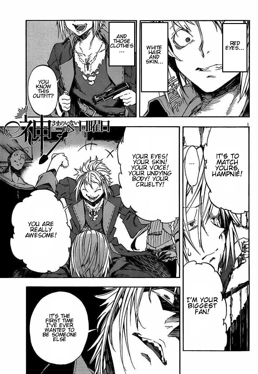 Kamisama no Inai Nichiyoubi Chapter 18 page 1 - Chapter 18: Test Me, Birth and Honor (VIII)