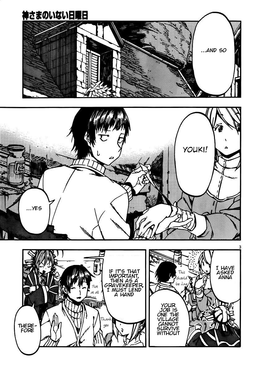 Kamisama no Inai Nichiyoubi Chapter 27 page 3 - Chapter 27: Memories VI