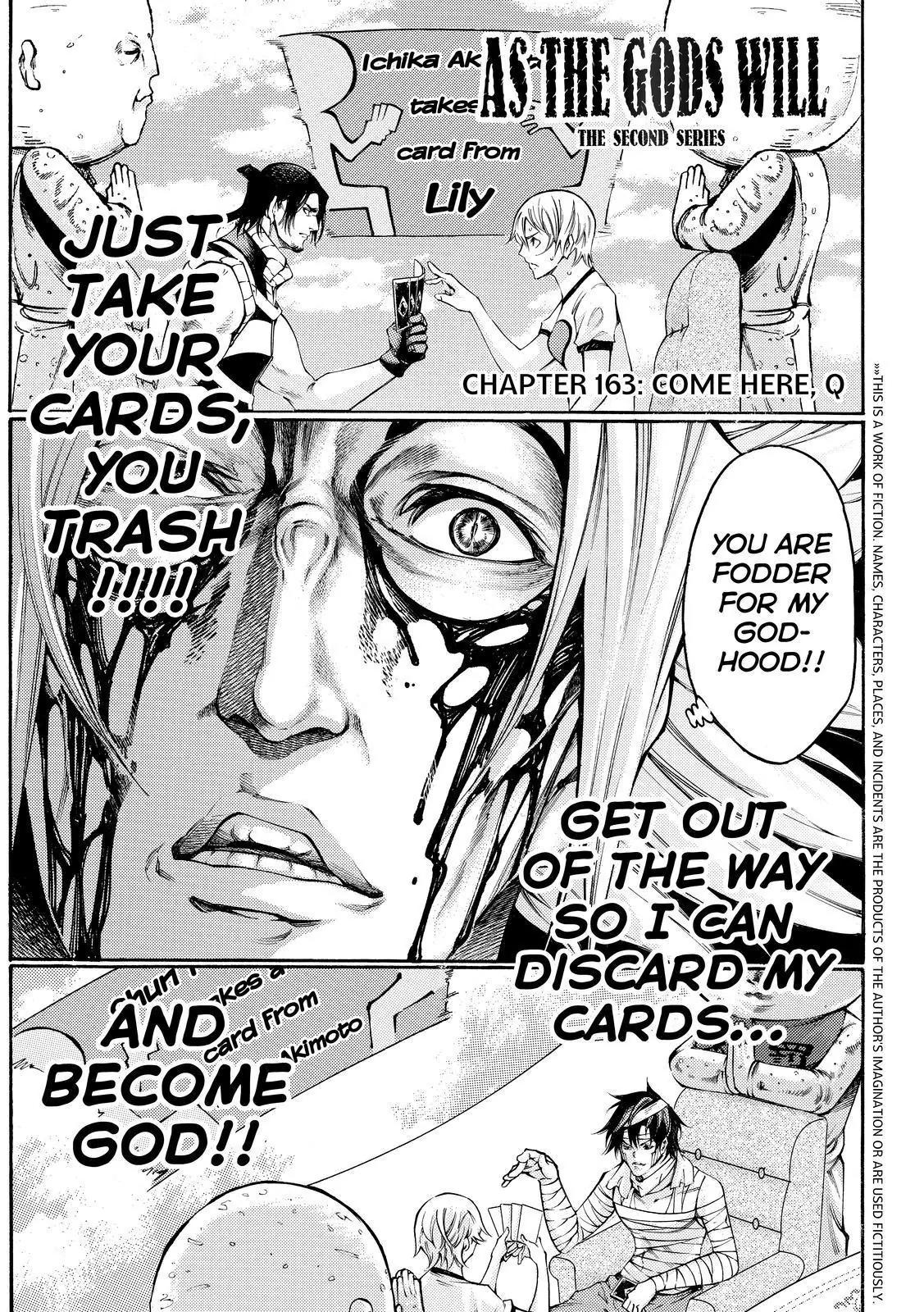 Kamisama no Iutoori Ni Chapter 163 page 1 - Chapter 163: Come Here, Q