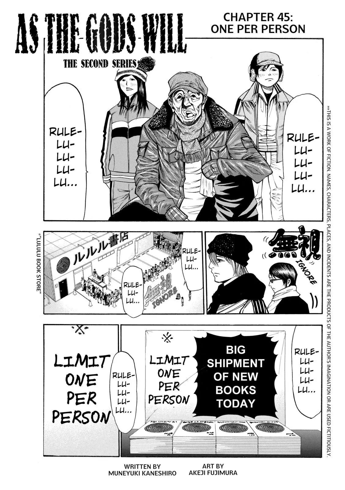 Kamisama no Iutoori Ni Chapter 45 page 1 - Chapter 45 : One Per Person