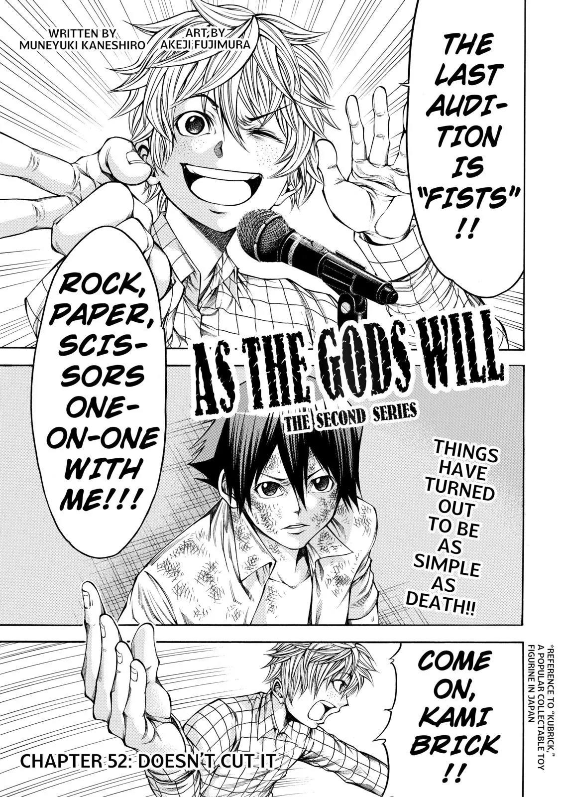 Kamisama no Iutoori Ni Chapter 52 page 1 - Chapter 52 : Doesn't Cut It