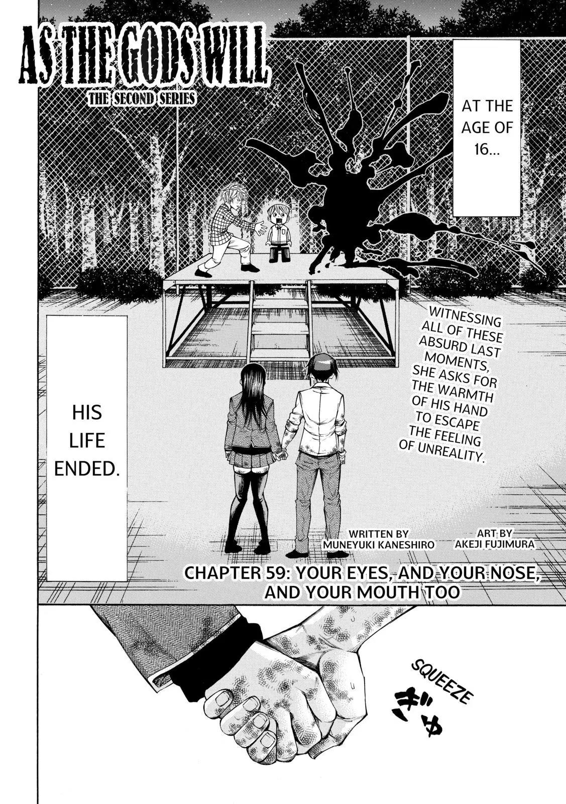 Kamisama no Iutoori Ni Chapter 59 page 2 - Chapter 59: Your Eyes, and Your Nose, and Your Mouth Too