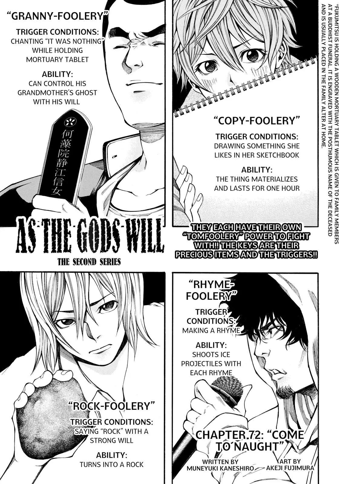 Kamisama no Iutoori Ni Chapter 72 page 1 - Chapter 72: "Come To Naught"